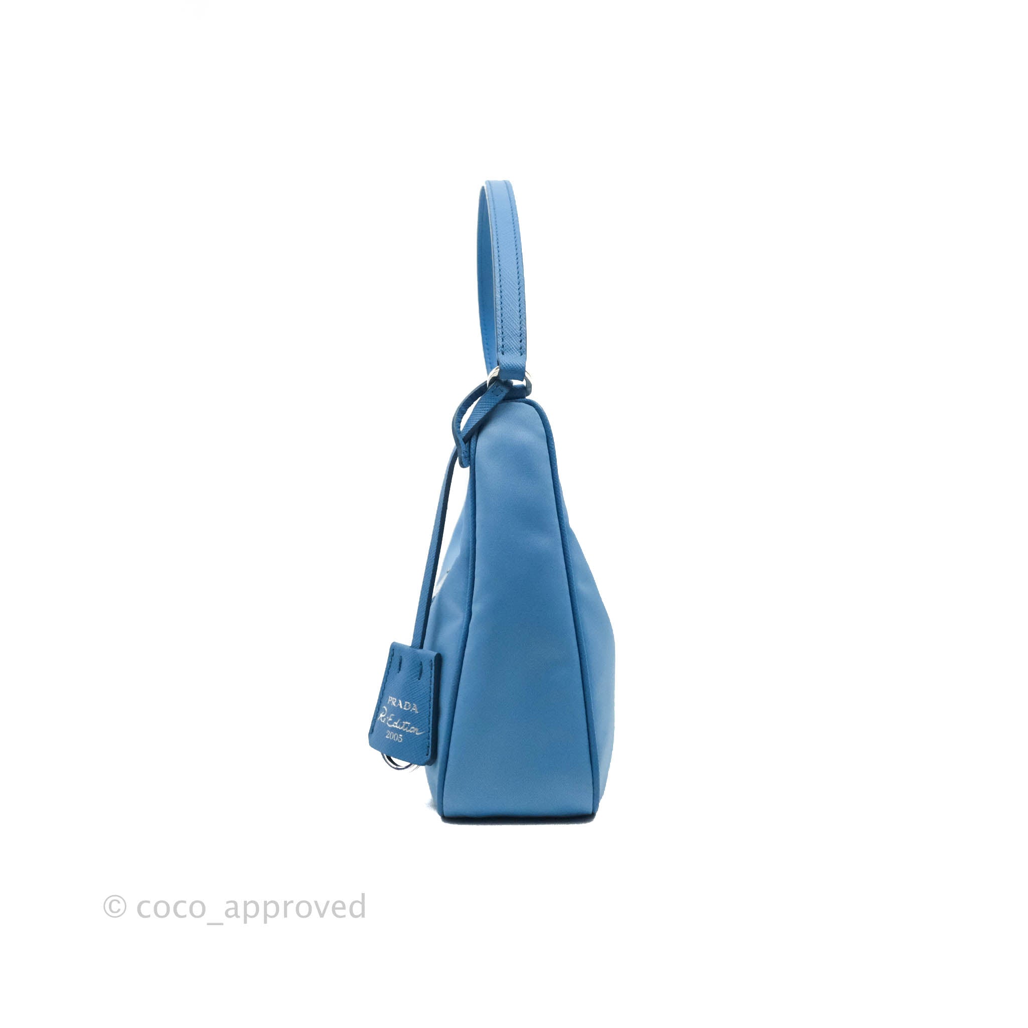 Prada Re-Edition 2005 Re-Nylon Mini Bag Blue Silver Hardware – Coco  Approved Studio