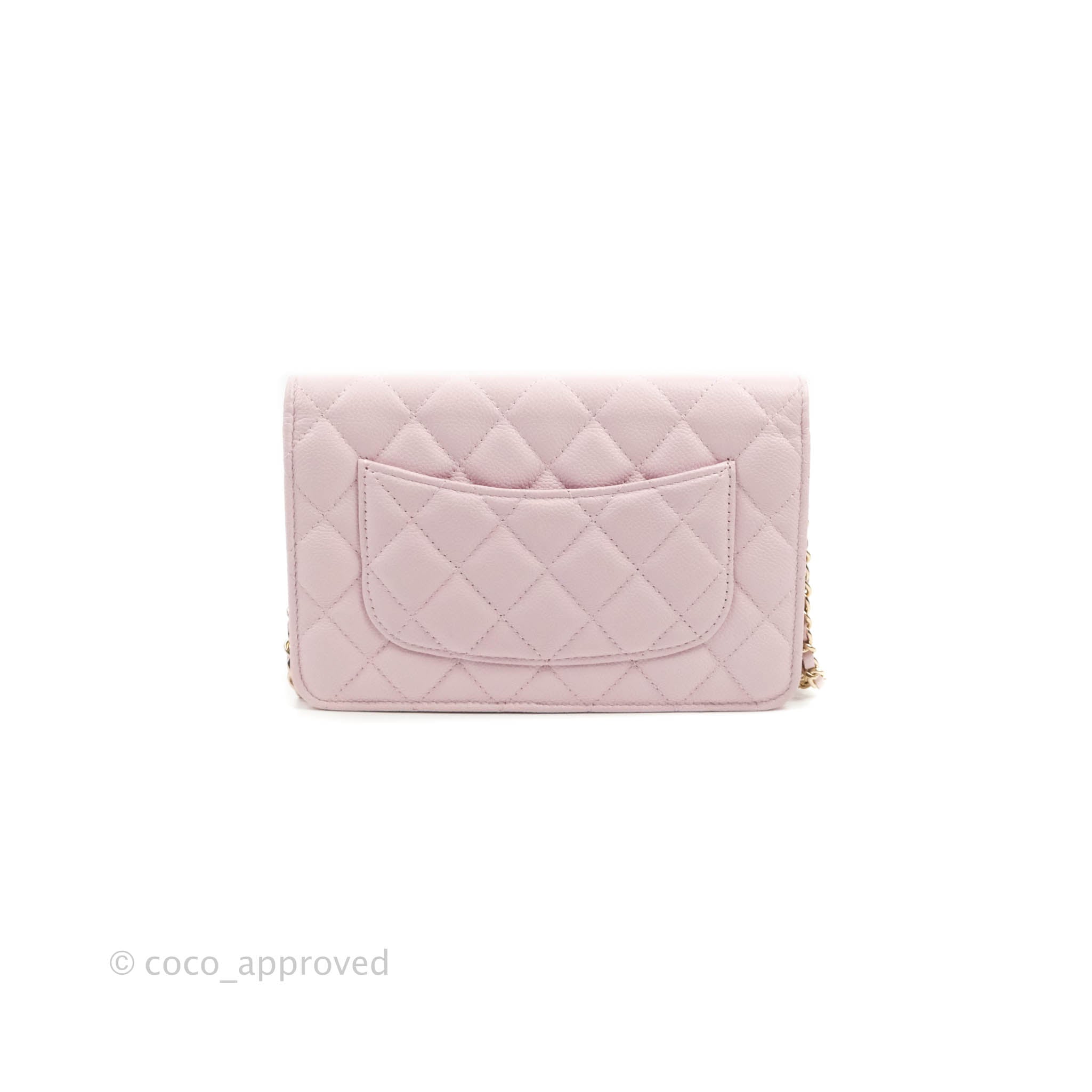 pink chanel double flap caviar