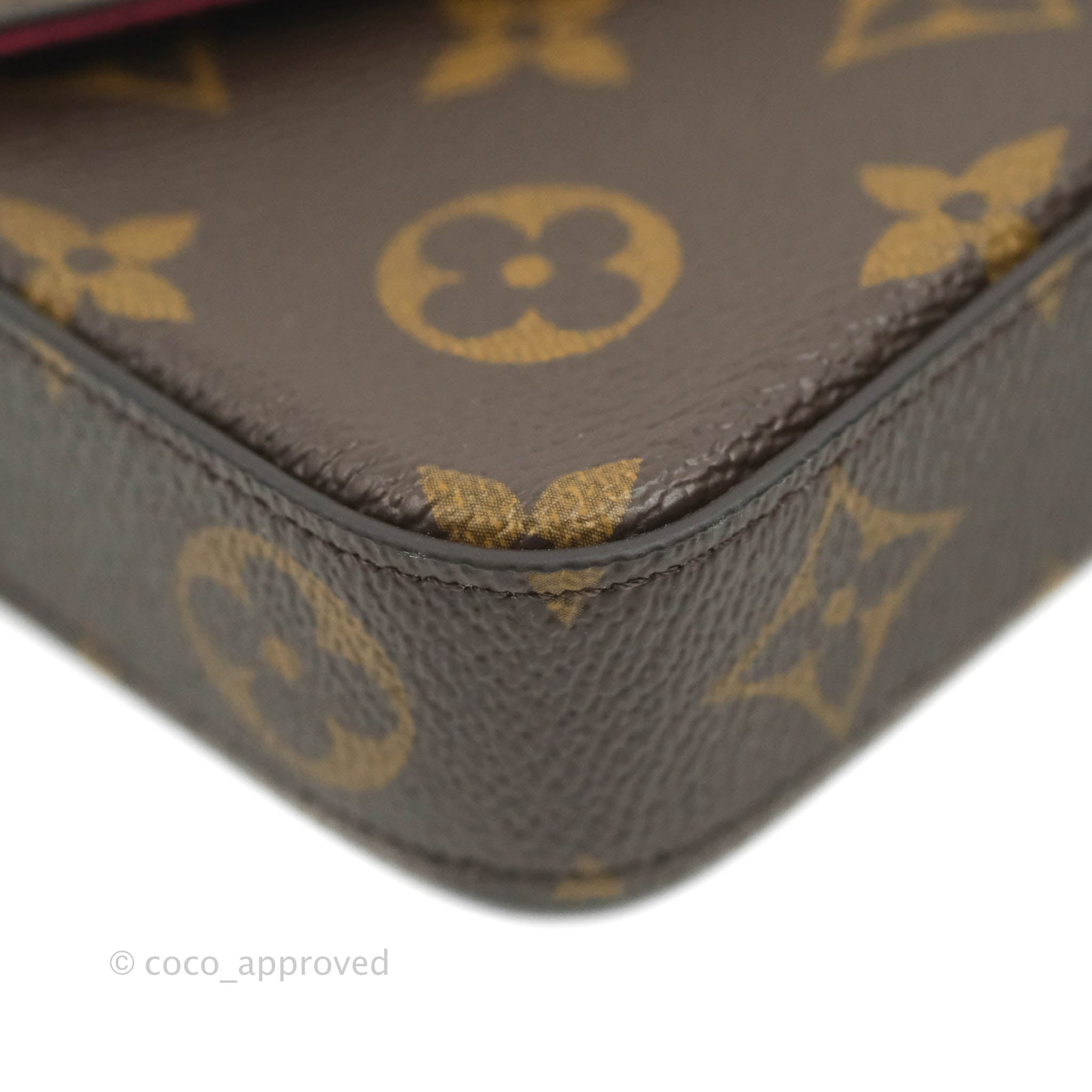 Pink Louis Vuitton Monogram Empreinte Pochette Felicie Crossbody Bag –  Designer Revival