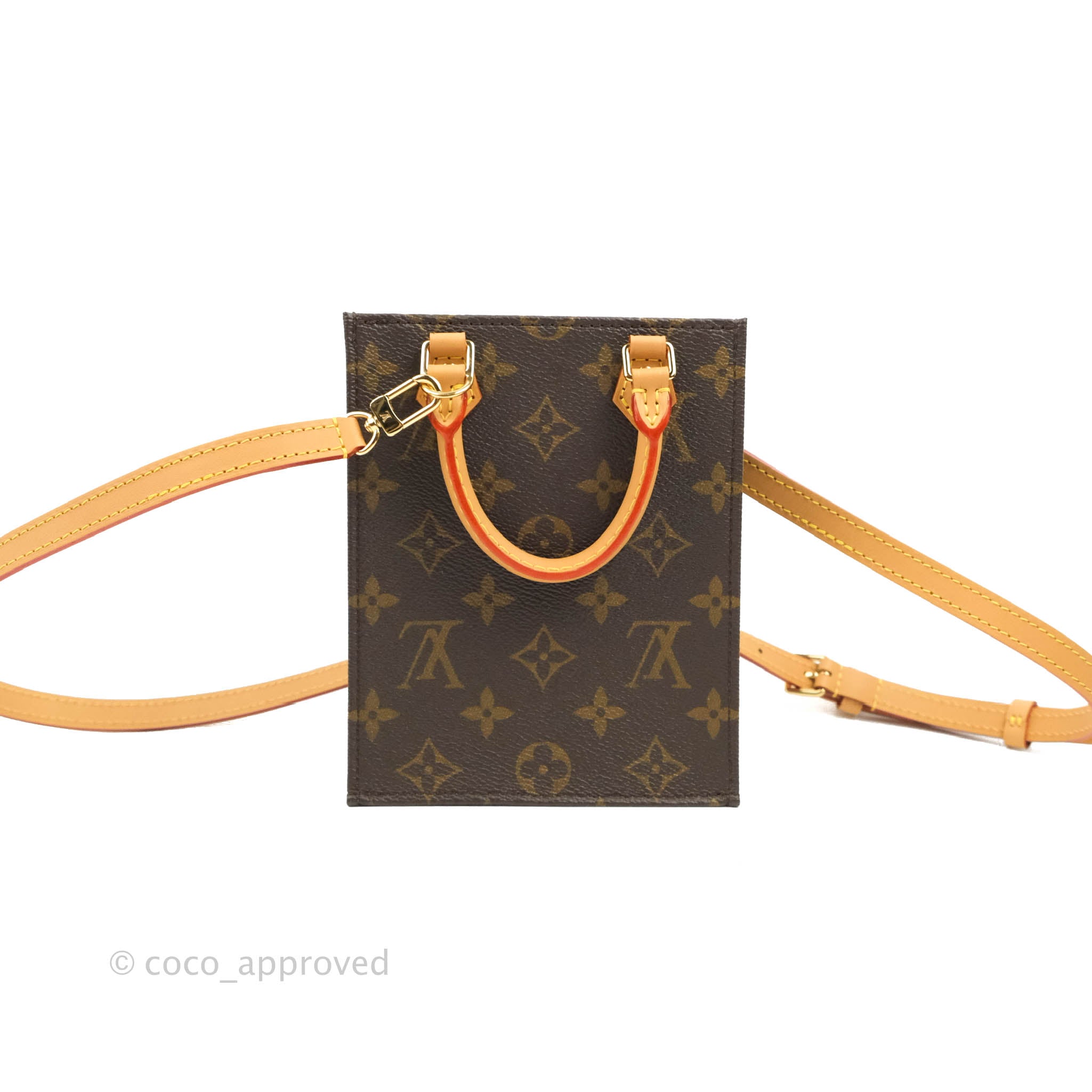 Louis Vuitton Monogram Canvas Petit Sac Plat bag – Coco