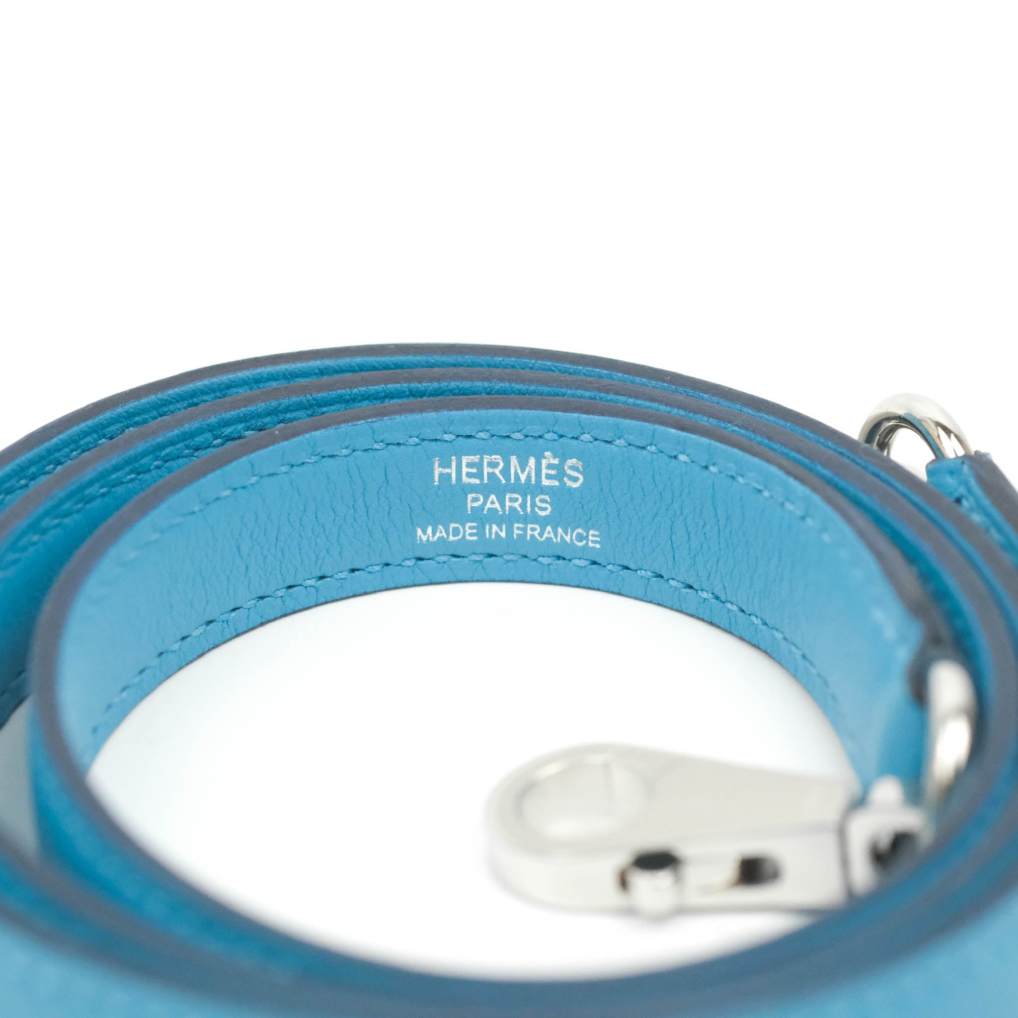 Hermès Kelly HSS 28 Togo Blue du Nord / Gris Perle | SACLÀB