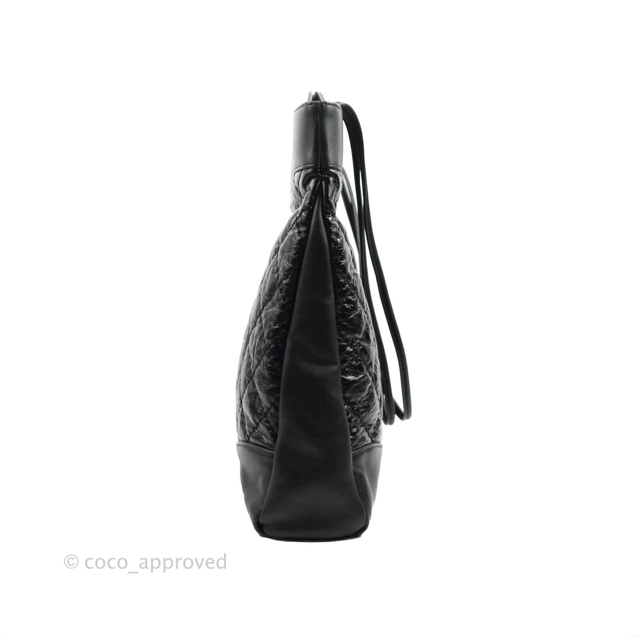 chanel shopping bag medium black