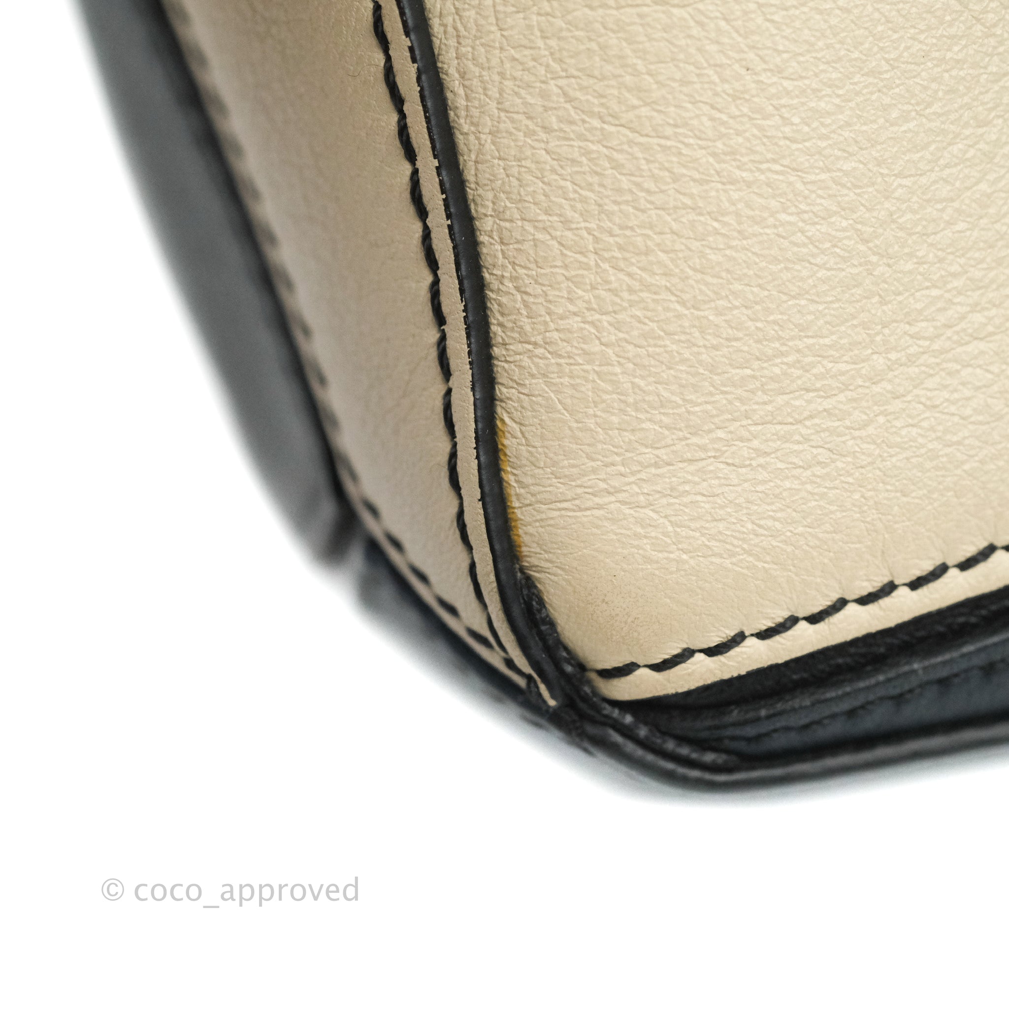 Loewe Mini Puzzle Bag Black/White/Navy Calfskin Gold Hardware – Coco  Approved Studio