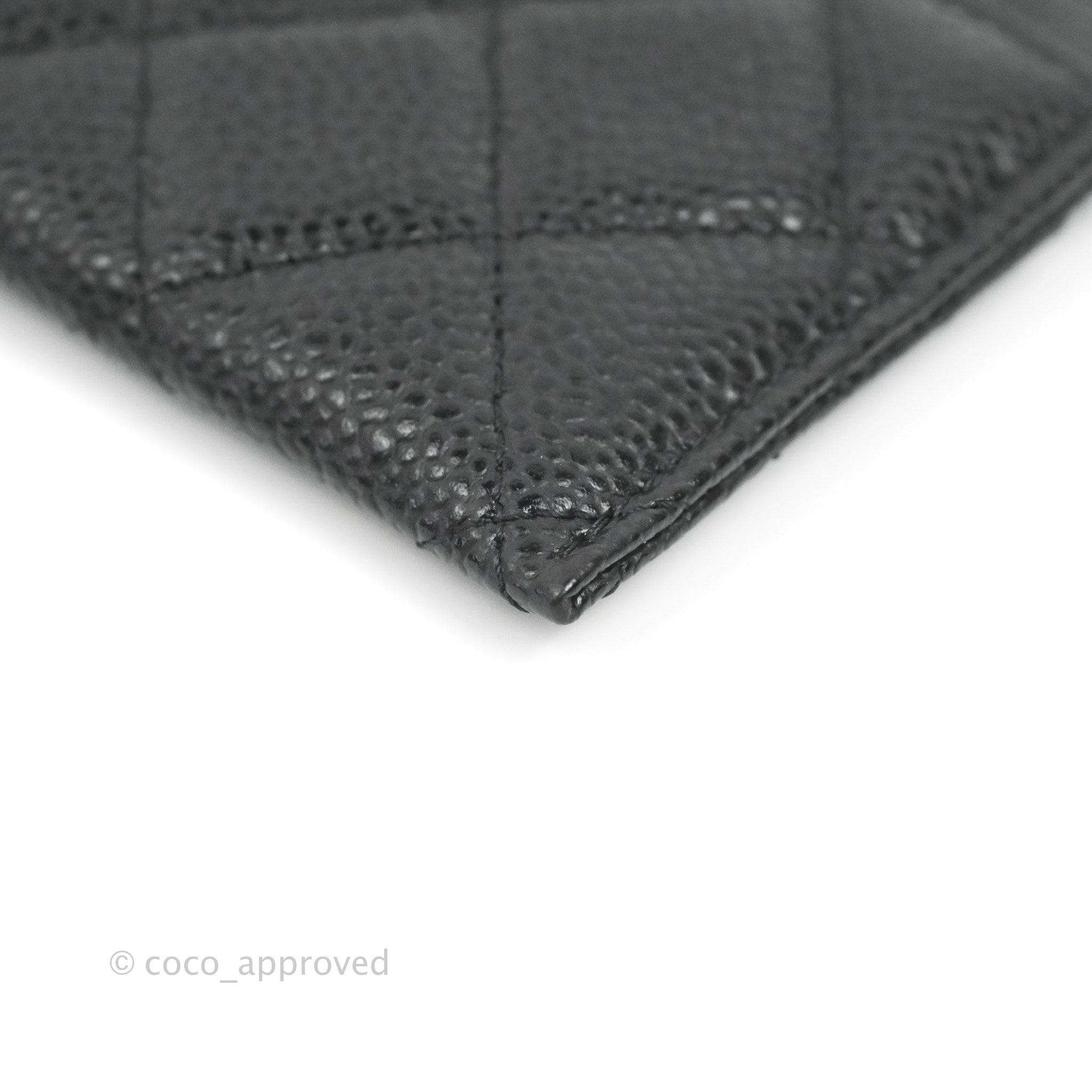 Chanel Black Caviar Card Holder ASC2109