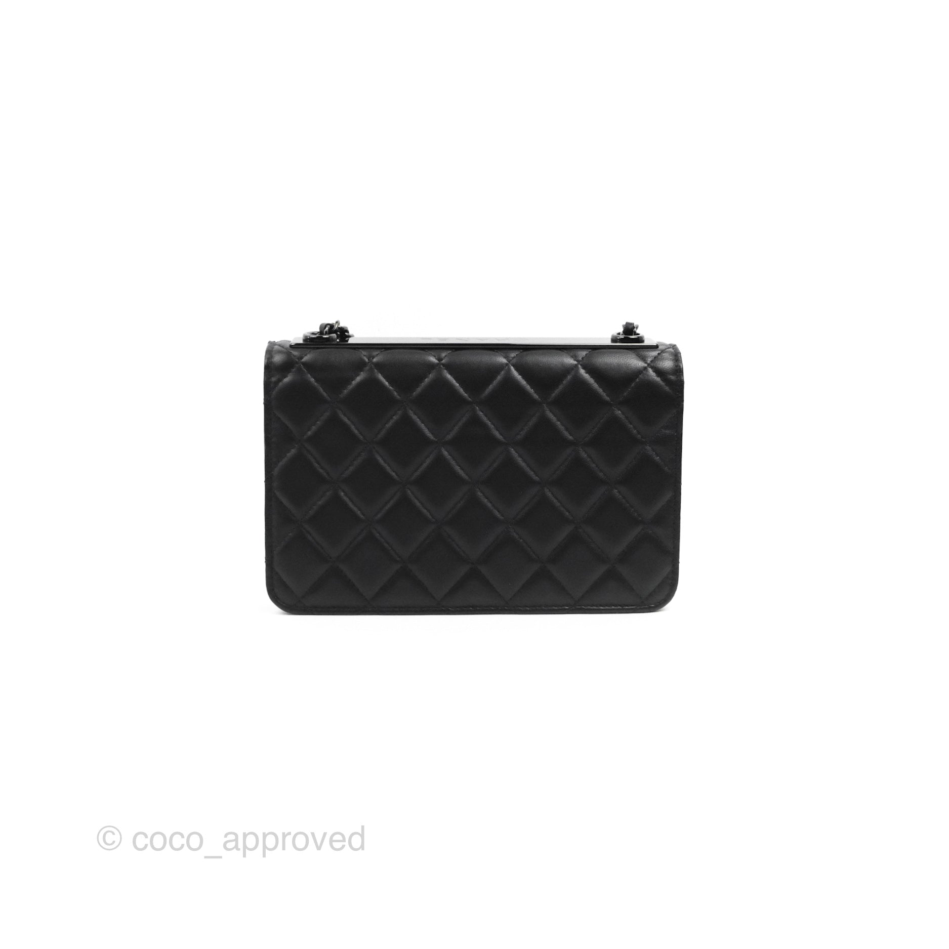 Chanel Trendy CC WOC Black Lambskin So Black Hardware – Coco Approved Studio