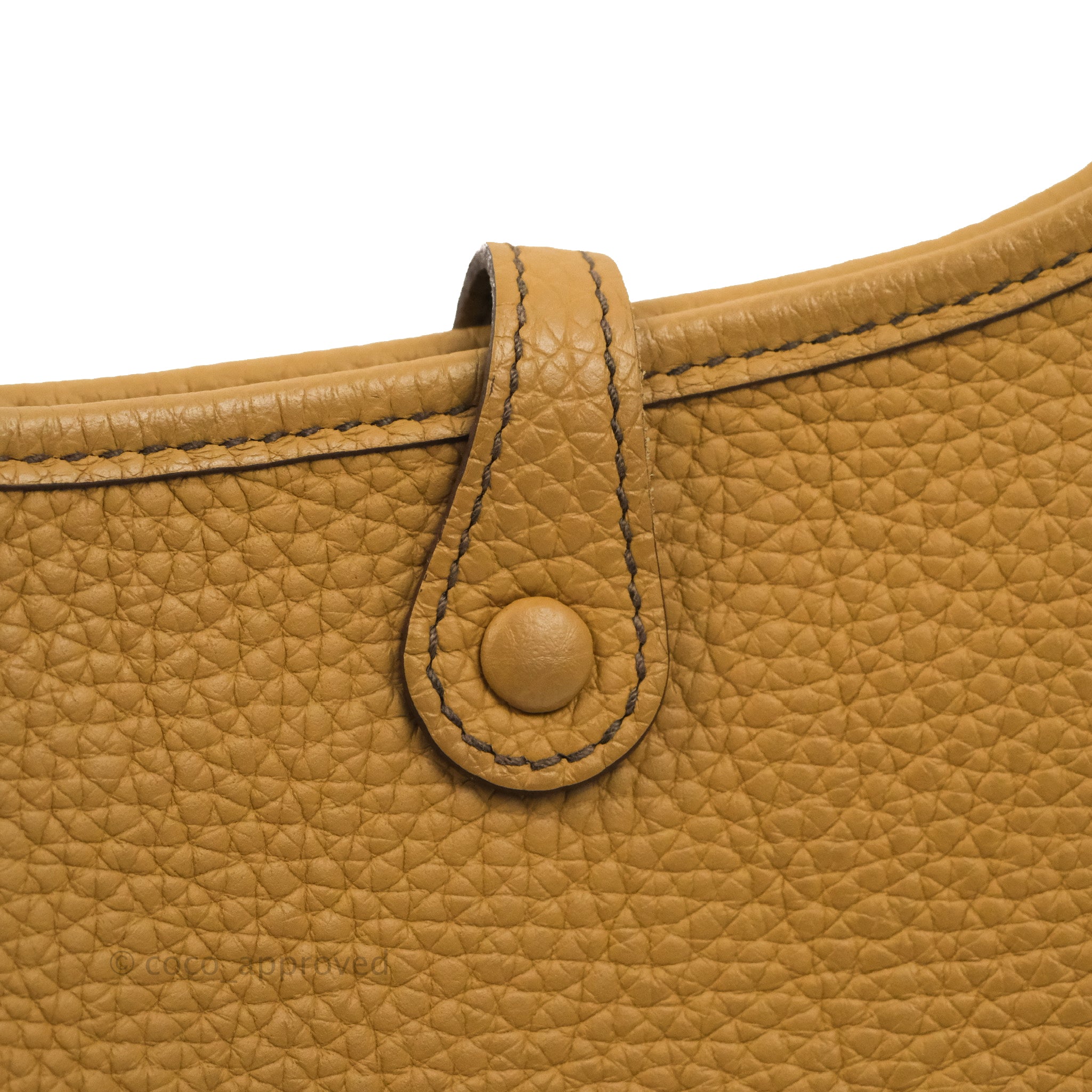 Hermès Mini Evelyne 16 Vert Cypress Clemence Gold Hardware – Coco Approved  Studio