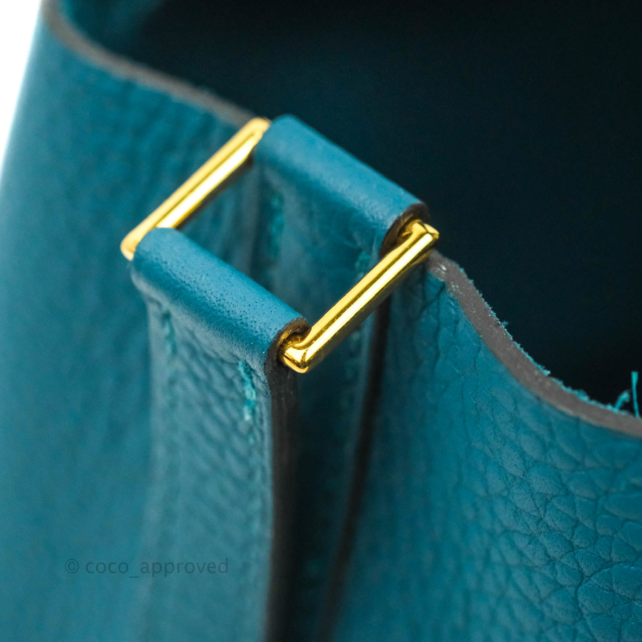 Hermes Picotin Lock 18 Vert Criquet Clemence Gold Hardware – Madison Avenue  Couture