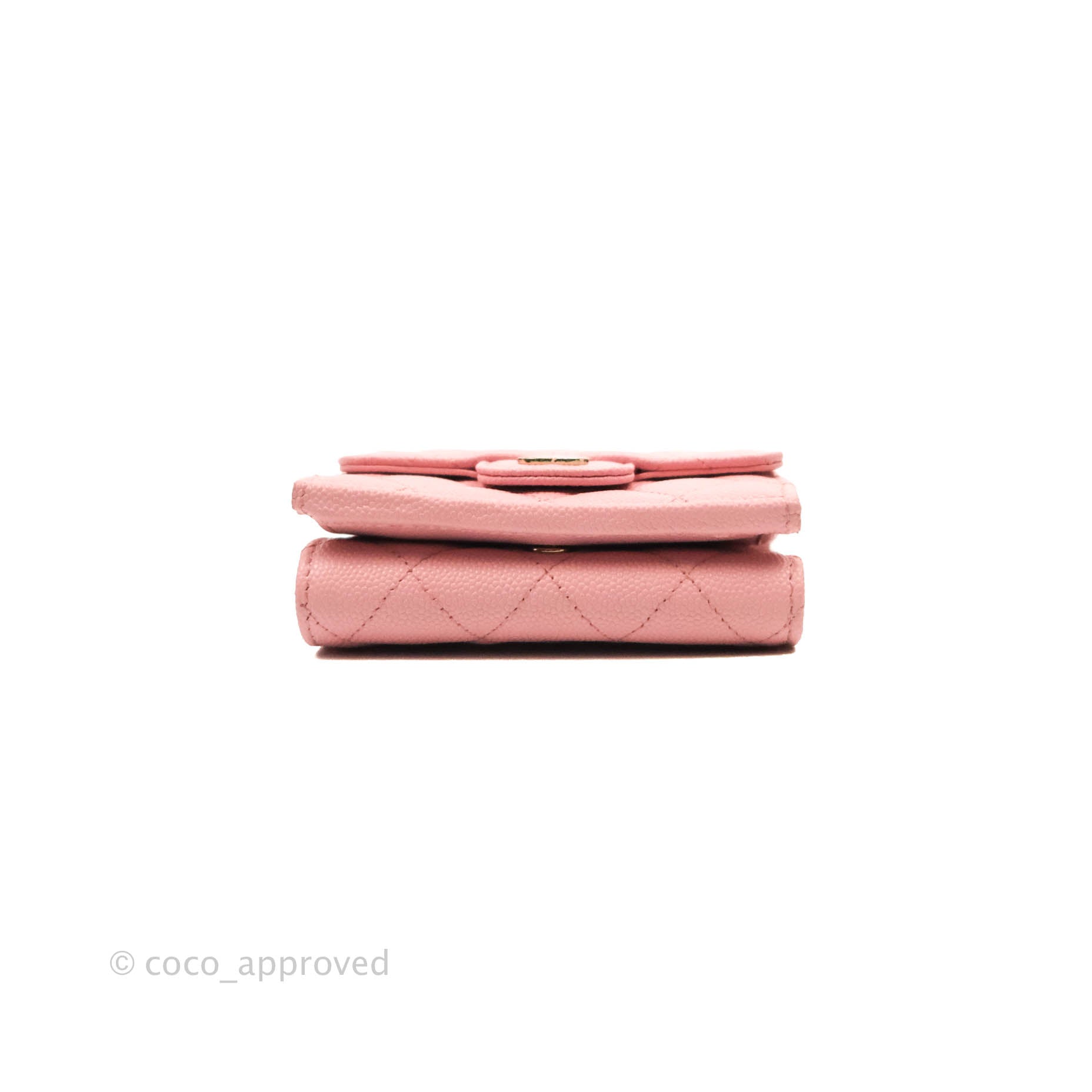Chanel Pink Caviar Zip Around Wallet Q6ADVD0FPB023