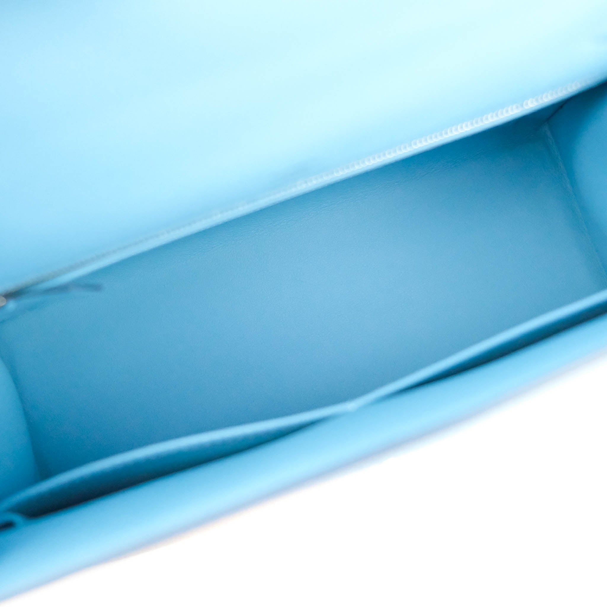 Hermes Kelly 28 Sellier Limited Edition Toile H Bleu du Nord Palladium  Hardware - Vendome Monte Carlo