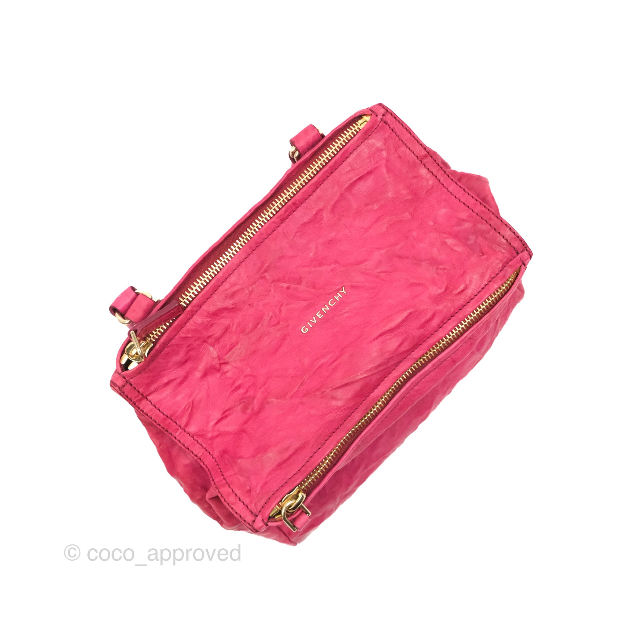Givenchy Pandora Bag Dark Pink Crinkled Leather – Coco Approved Studio