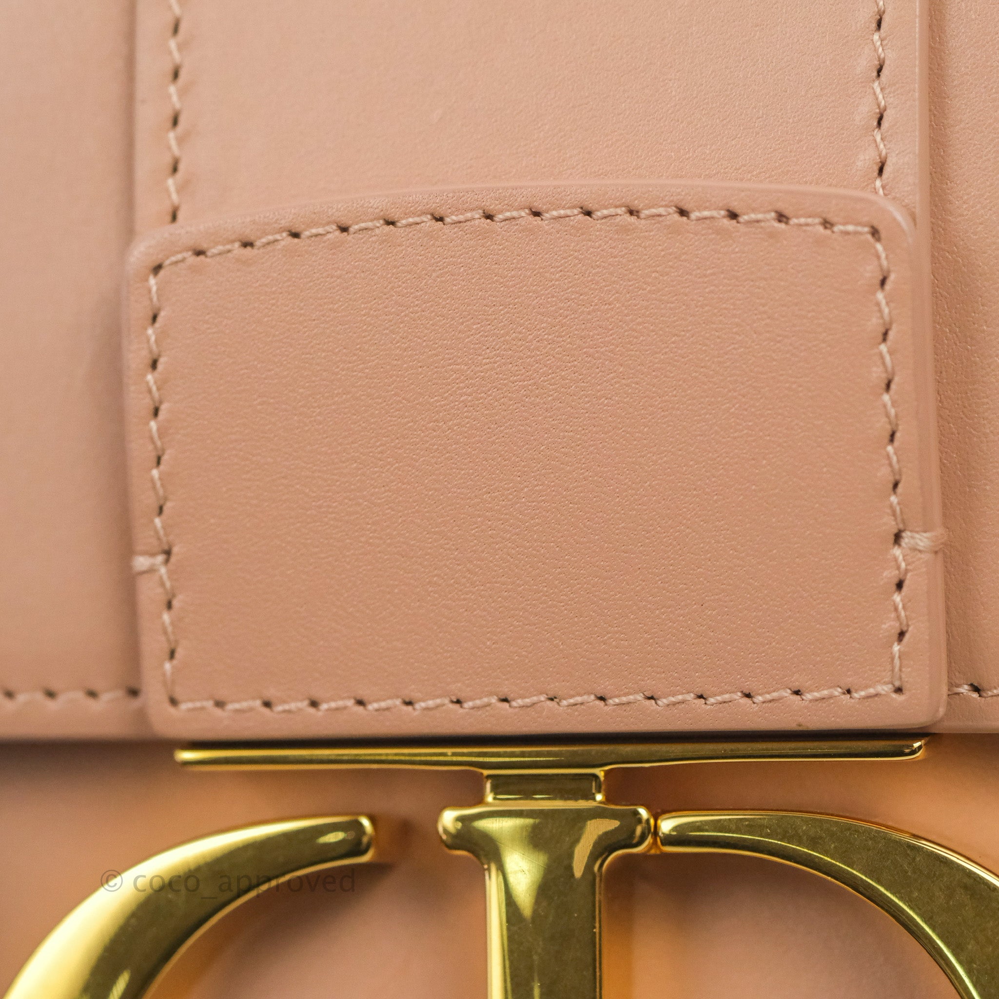 Christian Dior Burgundy 30 Montaigne Box Bag – The Closet