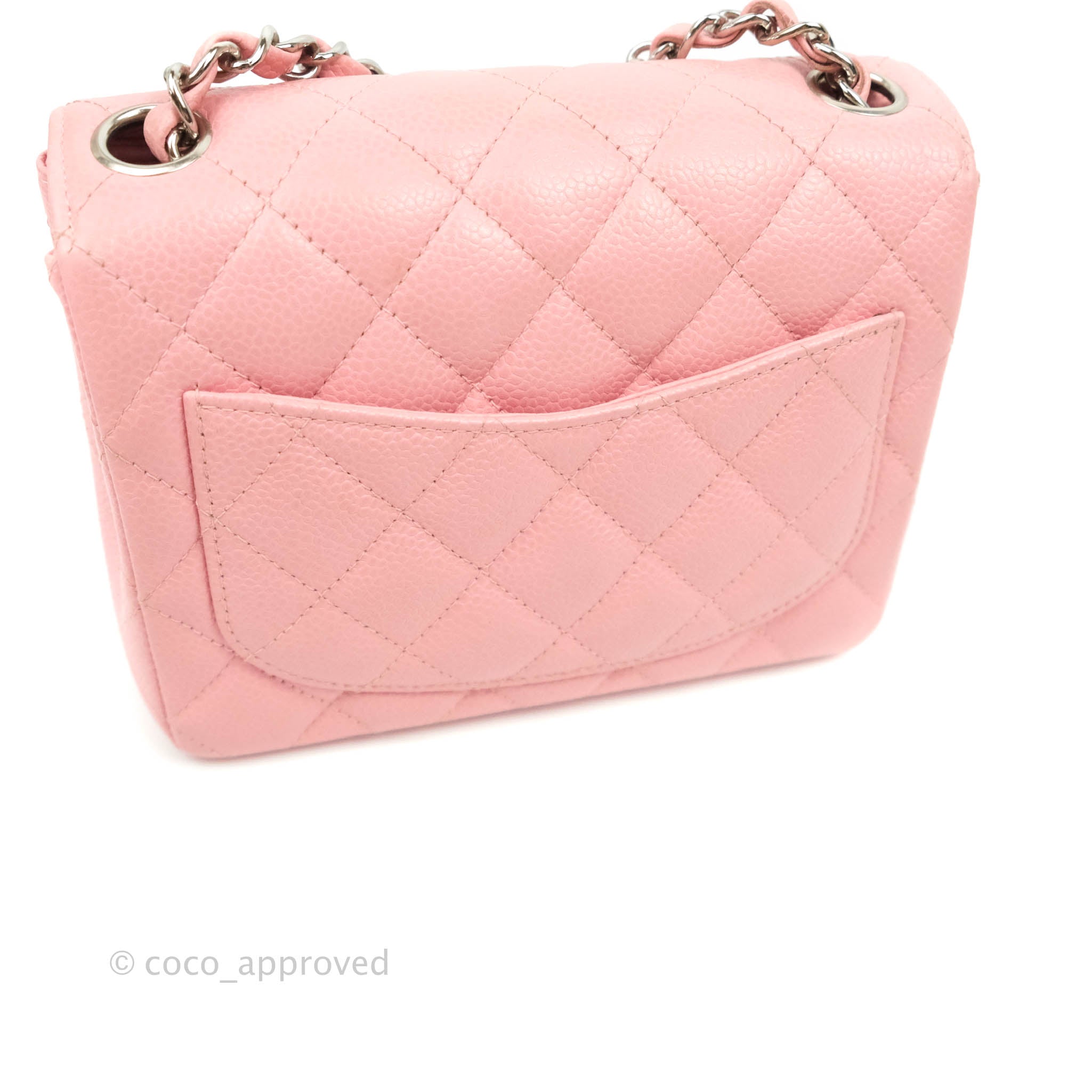 chanel caviar quilted round mini pouch｜TikTok Search