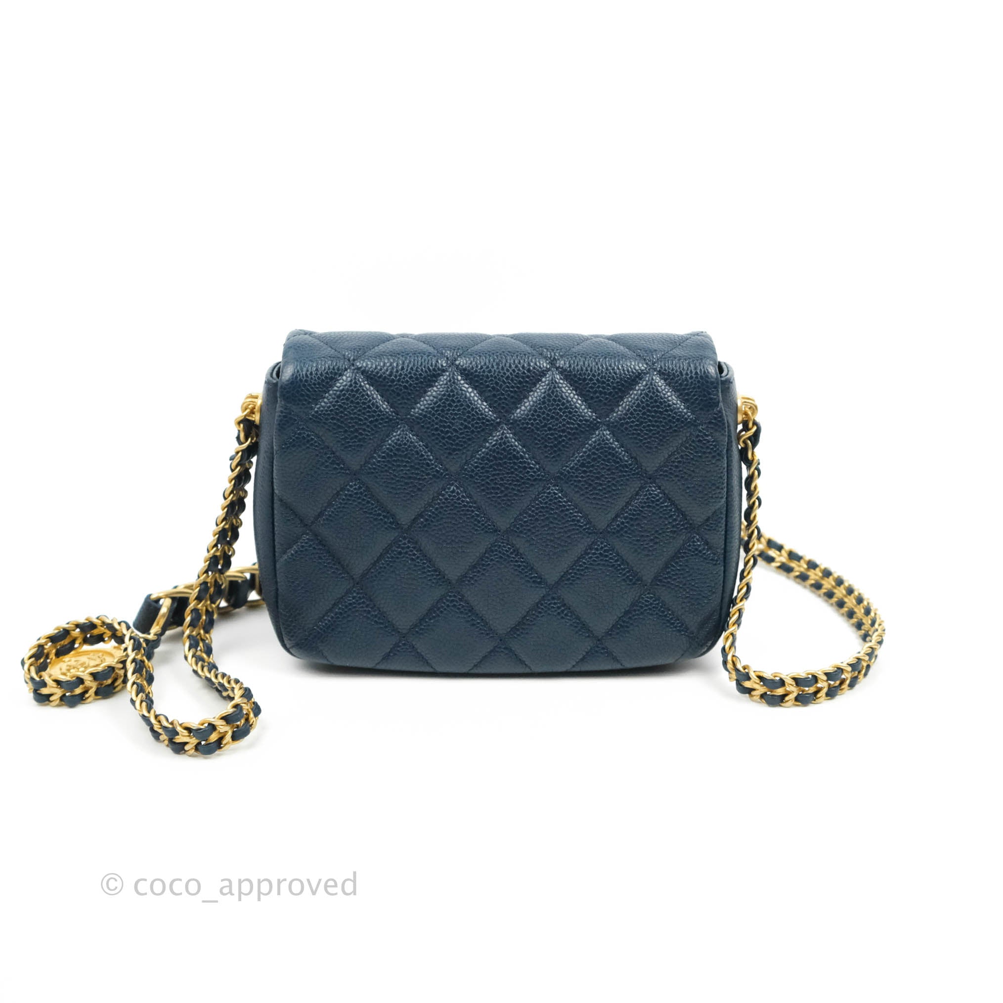 Red Chanel Mini Square Graphic Flap Crossbody Bag – Designer Revival