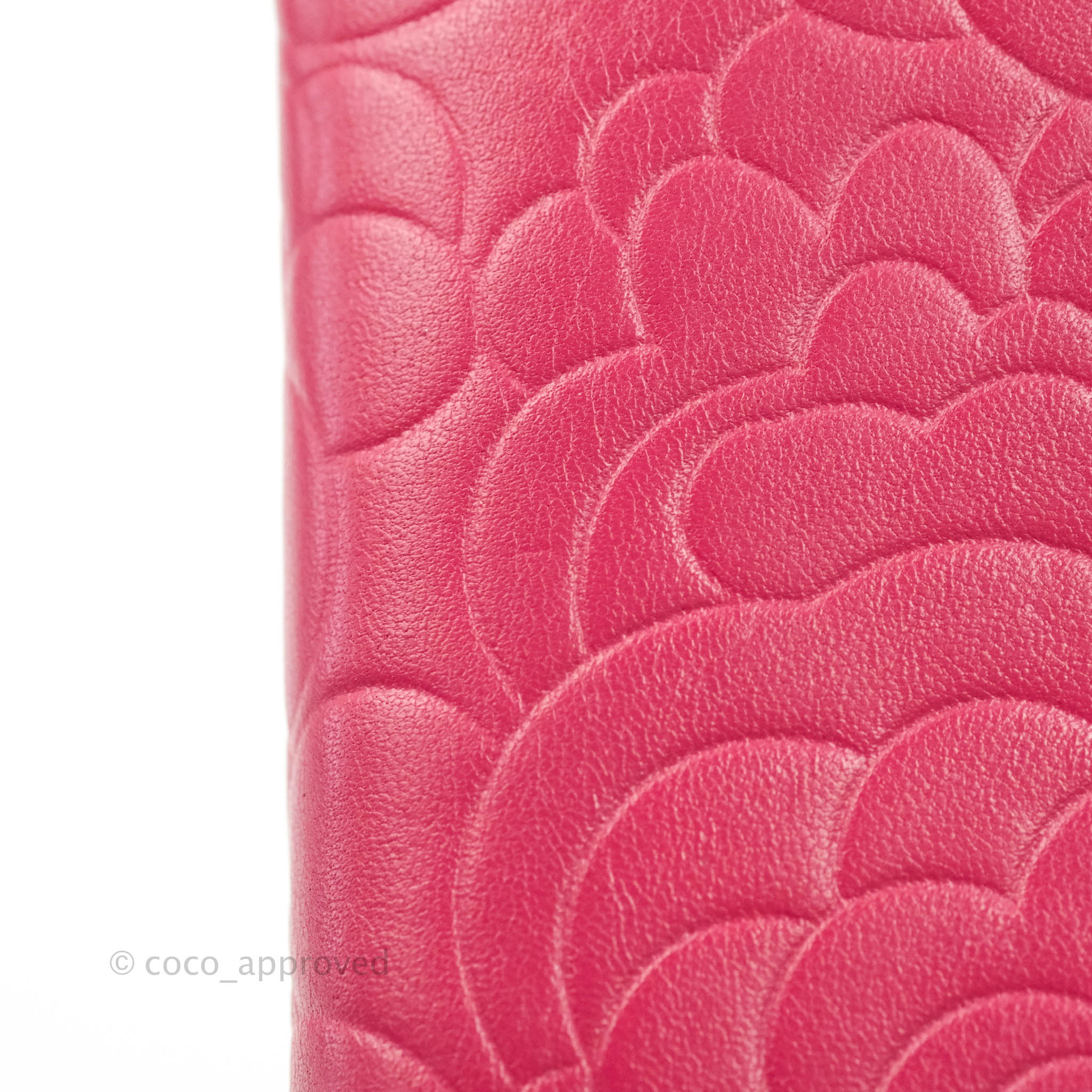 Chanel Pink Lambskin Camellia Long Flap Wallet – Jadore Couture