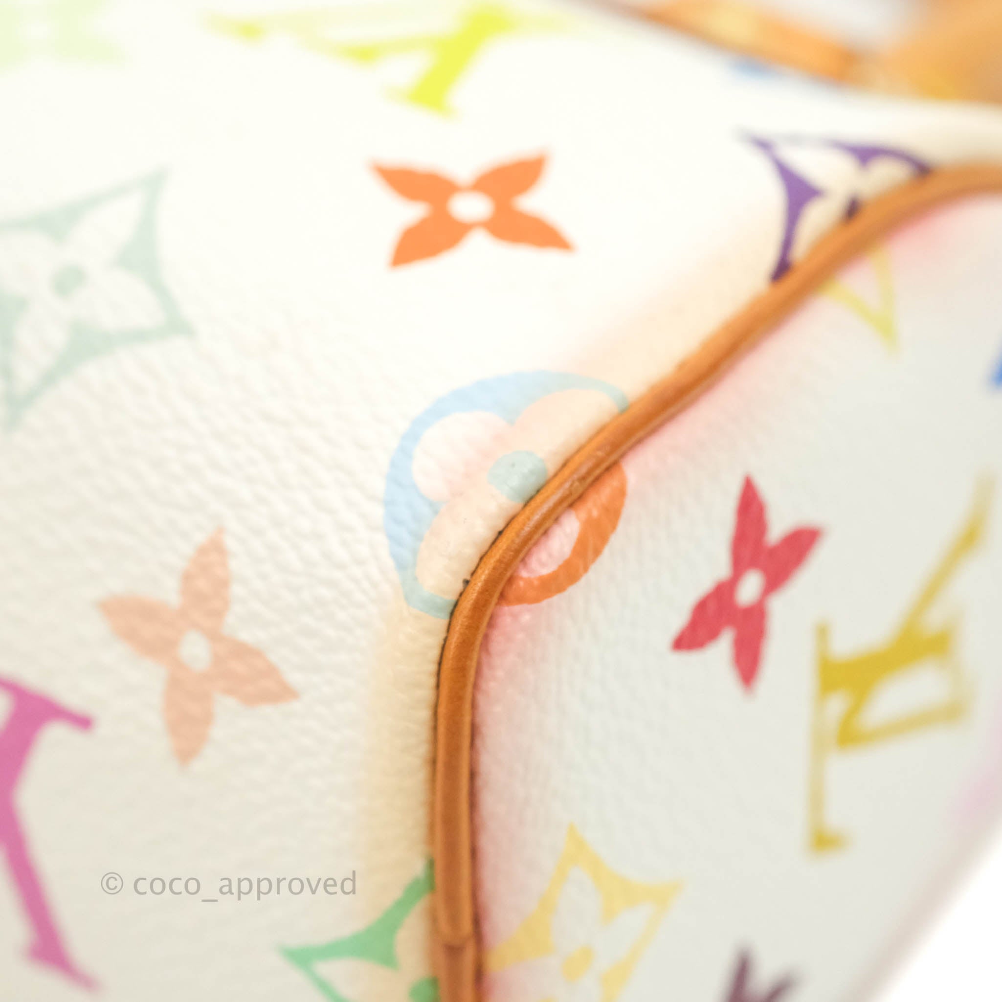 Louis Vuitton Takashi Murakami Blanc/White Multicolor Mini Speedy – Bag  Babes Boutique LLC