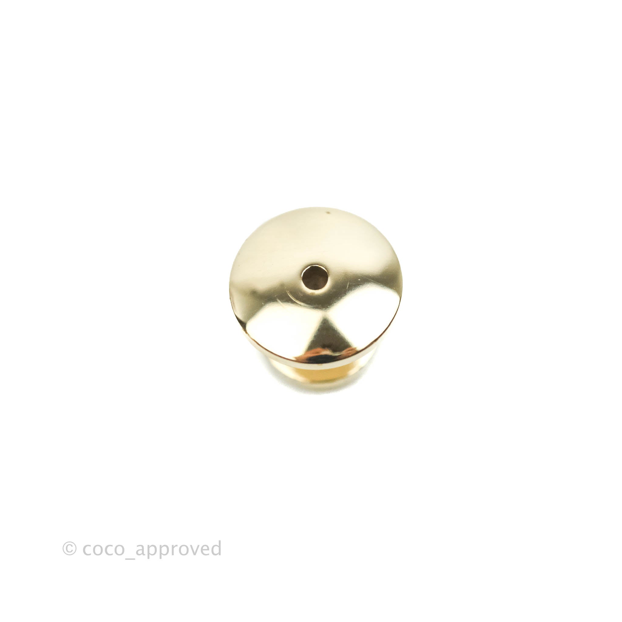 Chanel Pearl Black Resin Drop CC Brooch Gold Tone 21A – Coco Approved Studio