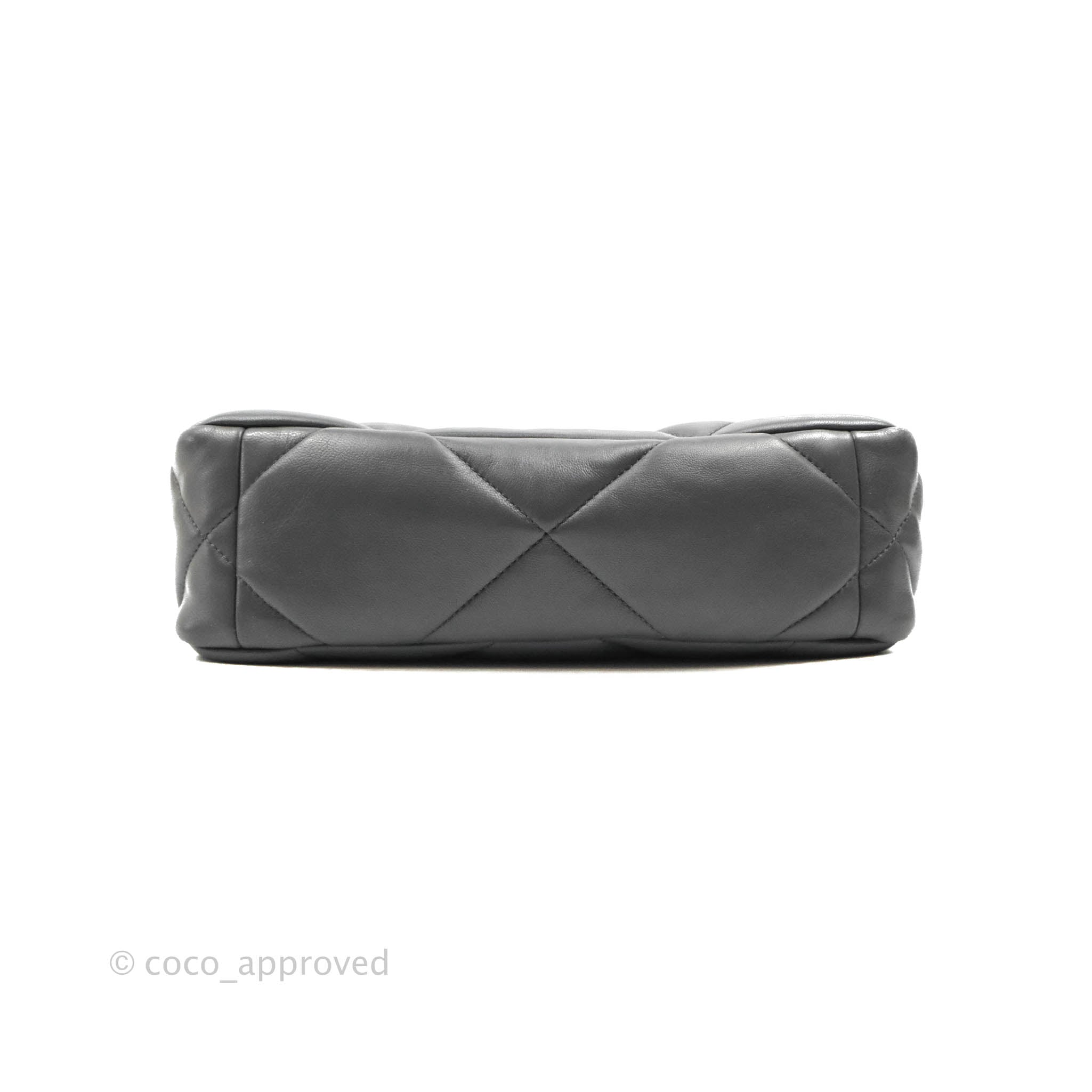 Chanel Medium 19 Flap Bag Grey Calfskin Mixed Hardware – Madison