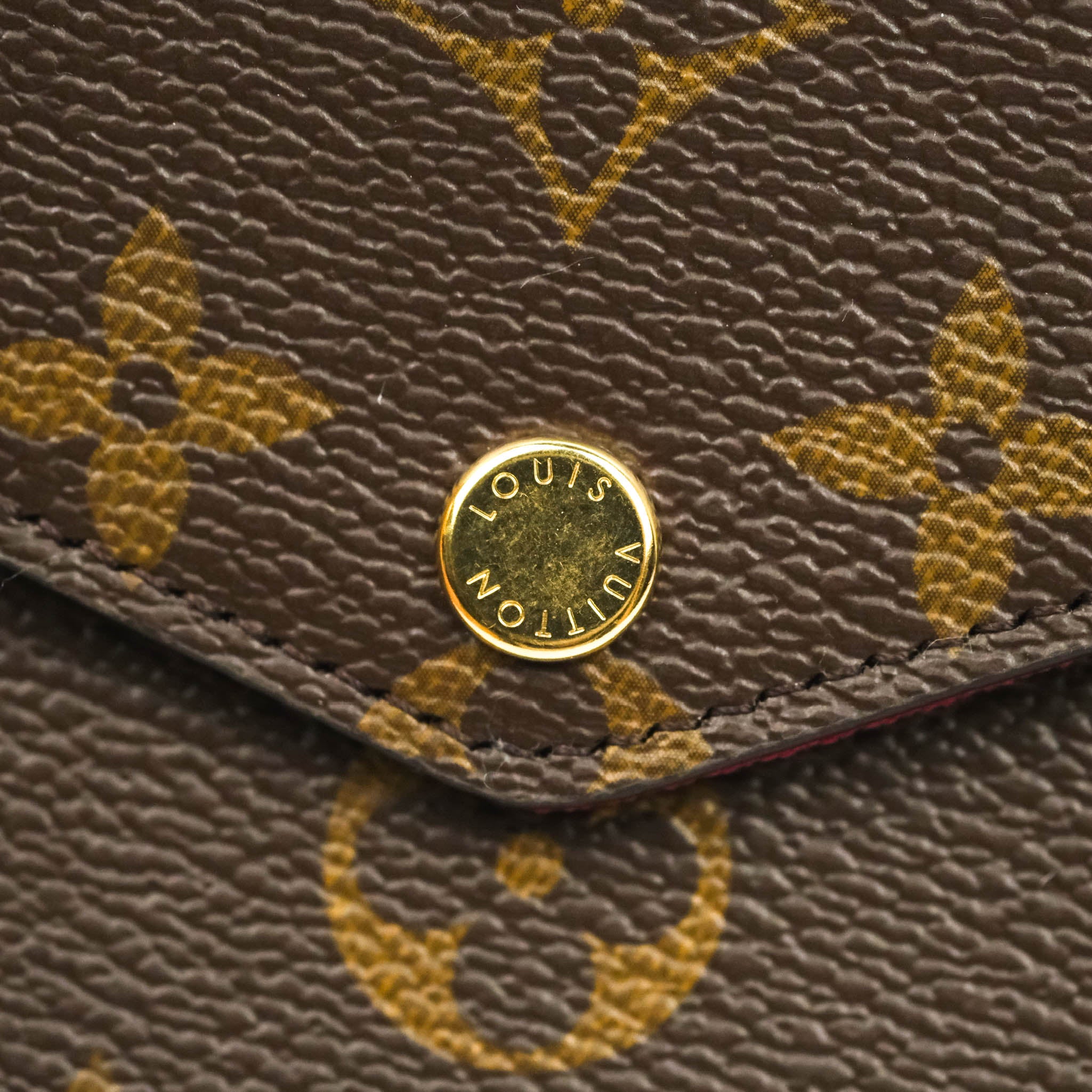 Louis Vuitton Pochette Felicie Monogram Fuchsia Lining
