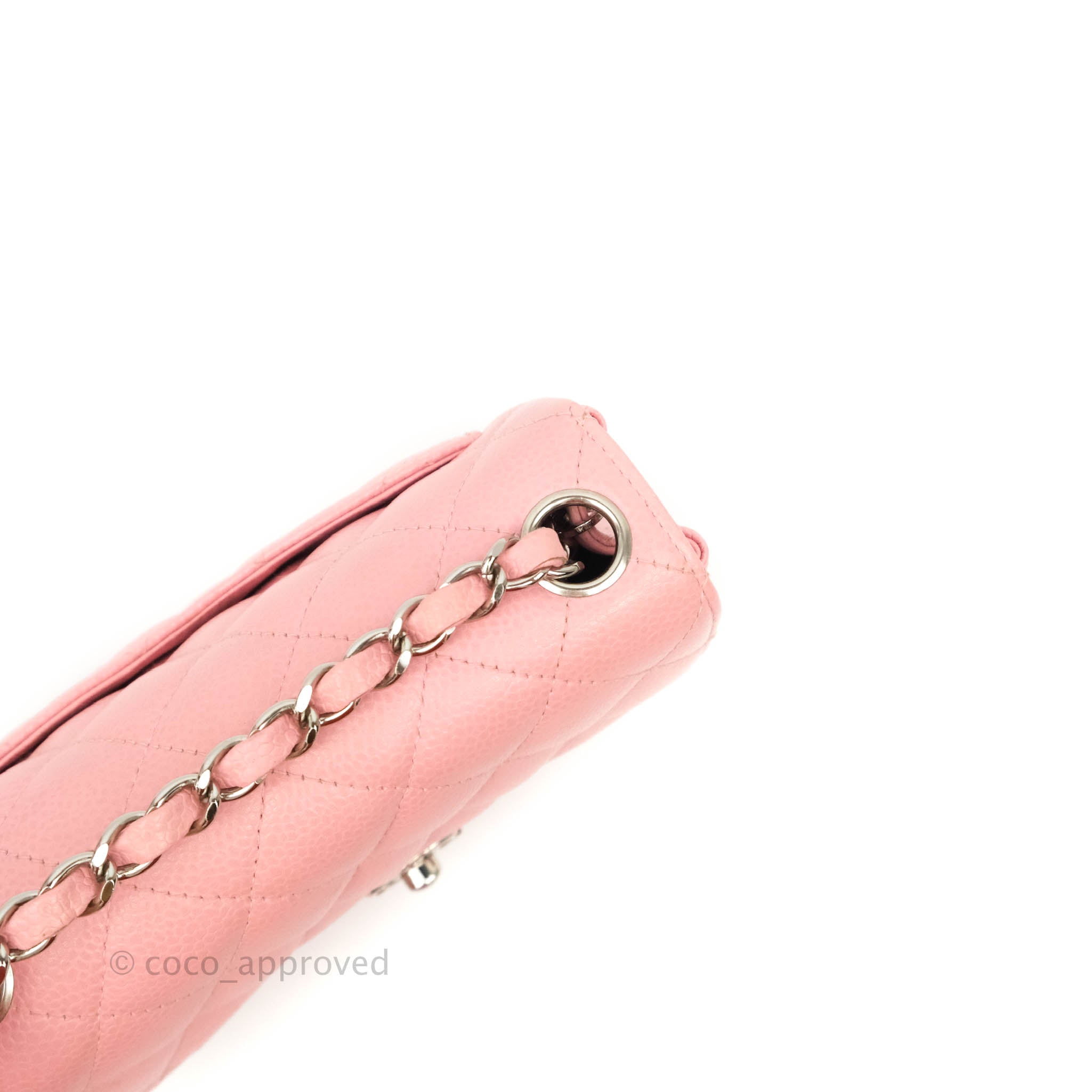 Chanel Pink Quilted Lambskin Classic Square Flap Mini Q6B0281IP9008