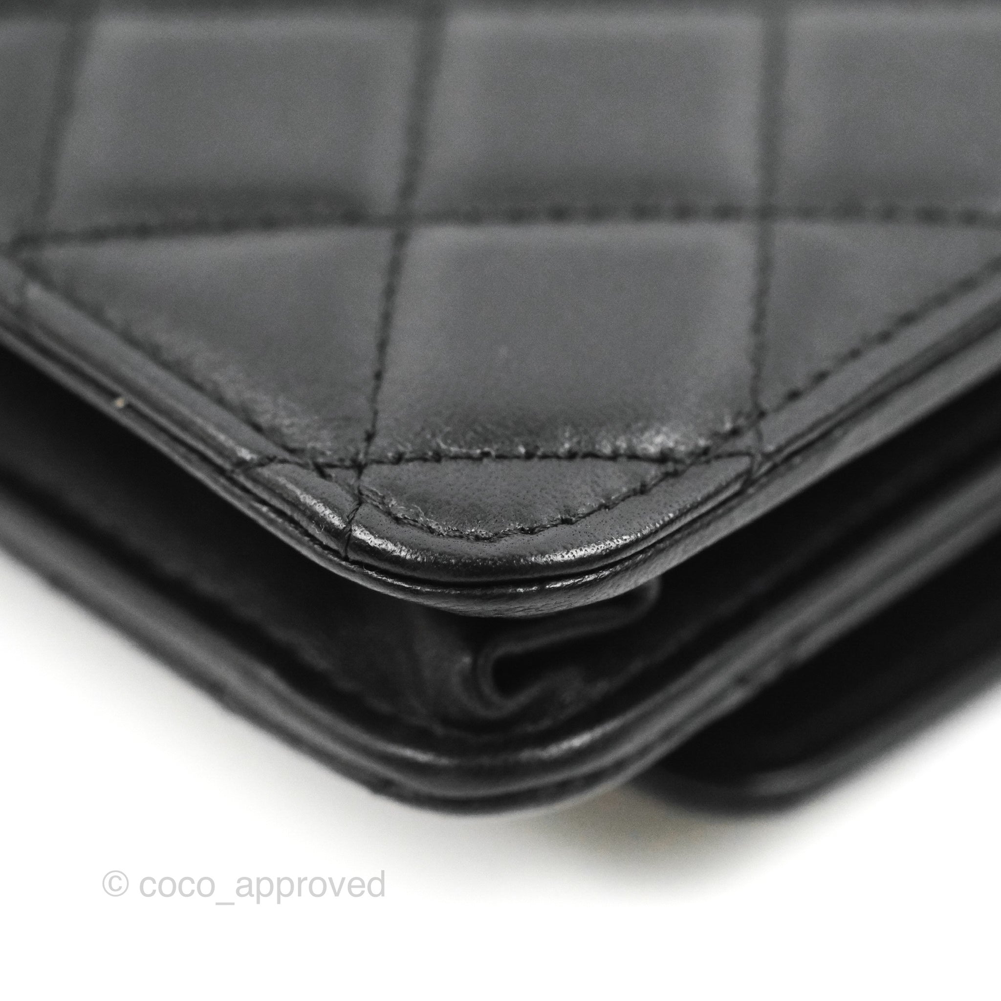 Chanel Trendy CC WOC Black Lambskin So Black Hardware – Coco