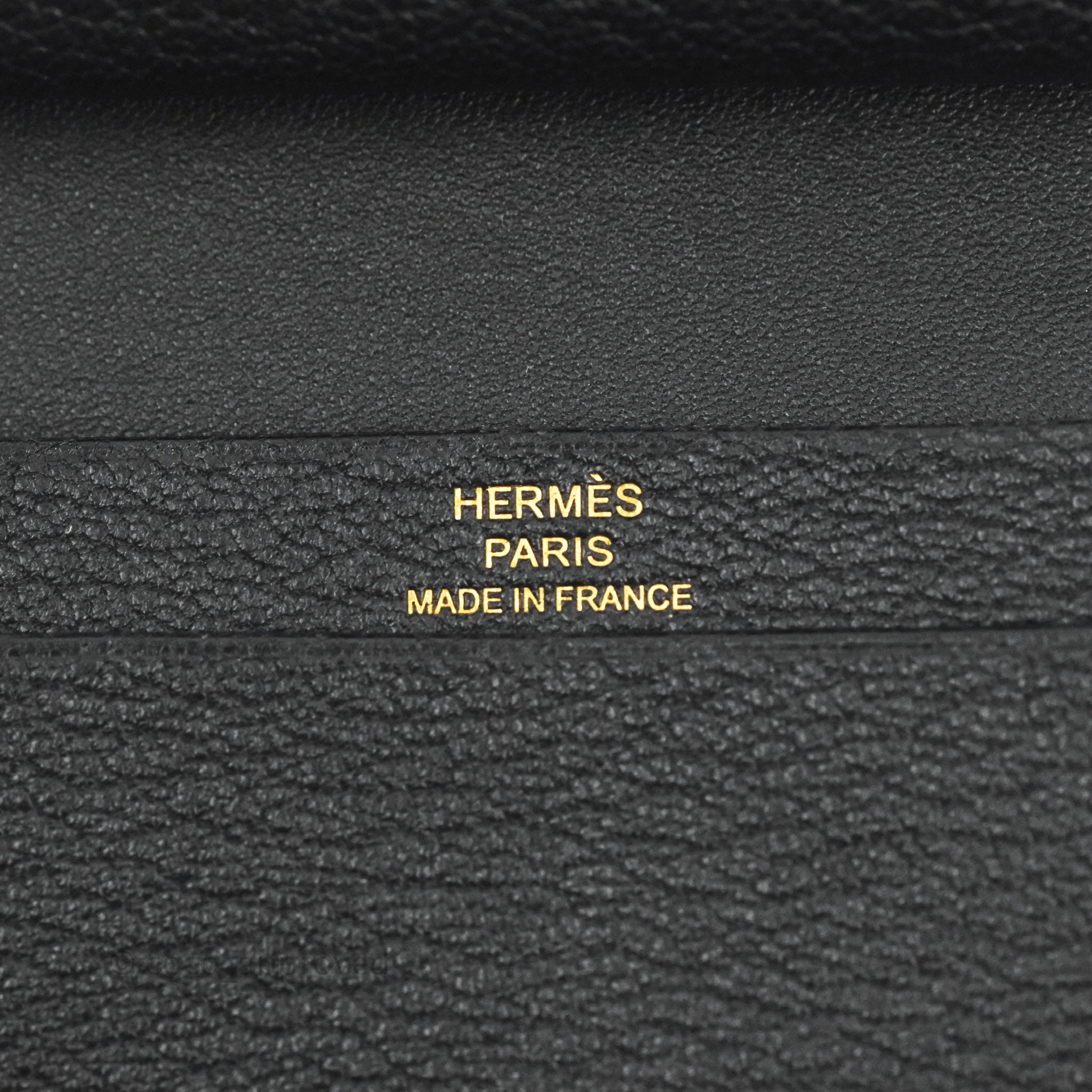 Hermès Mushroom Chèvre Mysore Bearn Wallet