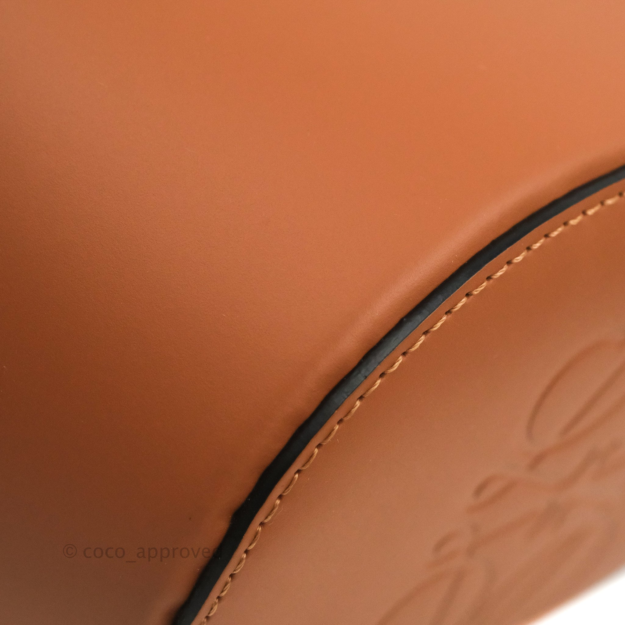 Loewe Small Balloon Bucket Bag Canvas Tan Calfskin – Coco Approved