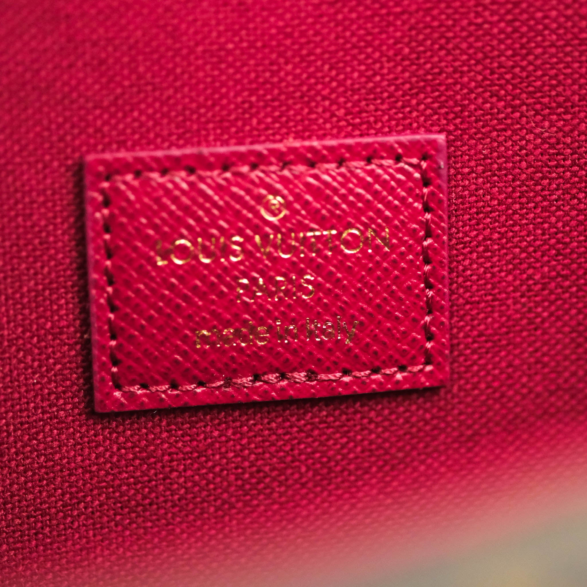 Louis Vuitton Félicie Pochette Monogram Canvas Fuchsia Pink – Coco