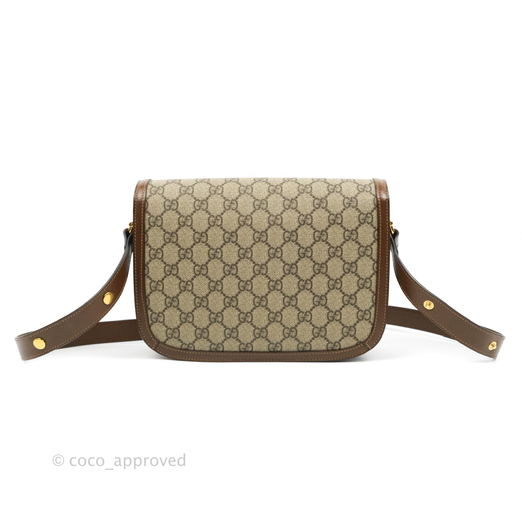 Gucci Horsebit 1955 mini bag 625615 ladies shoulder bag Beige Brown  GoldHardware