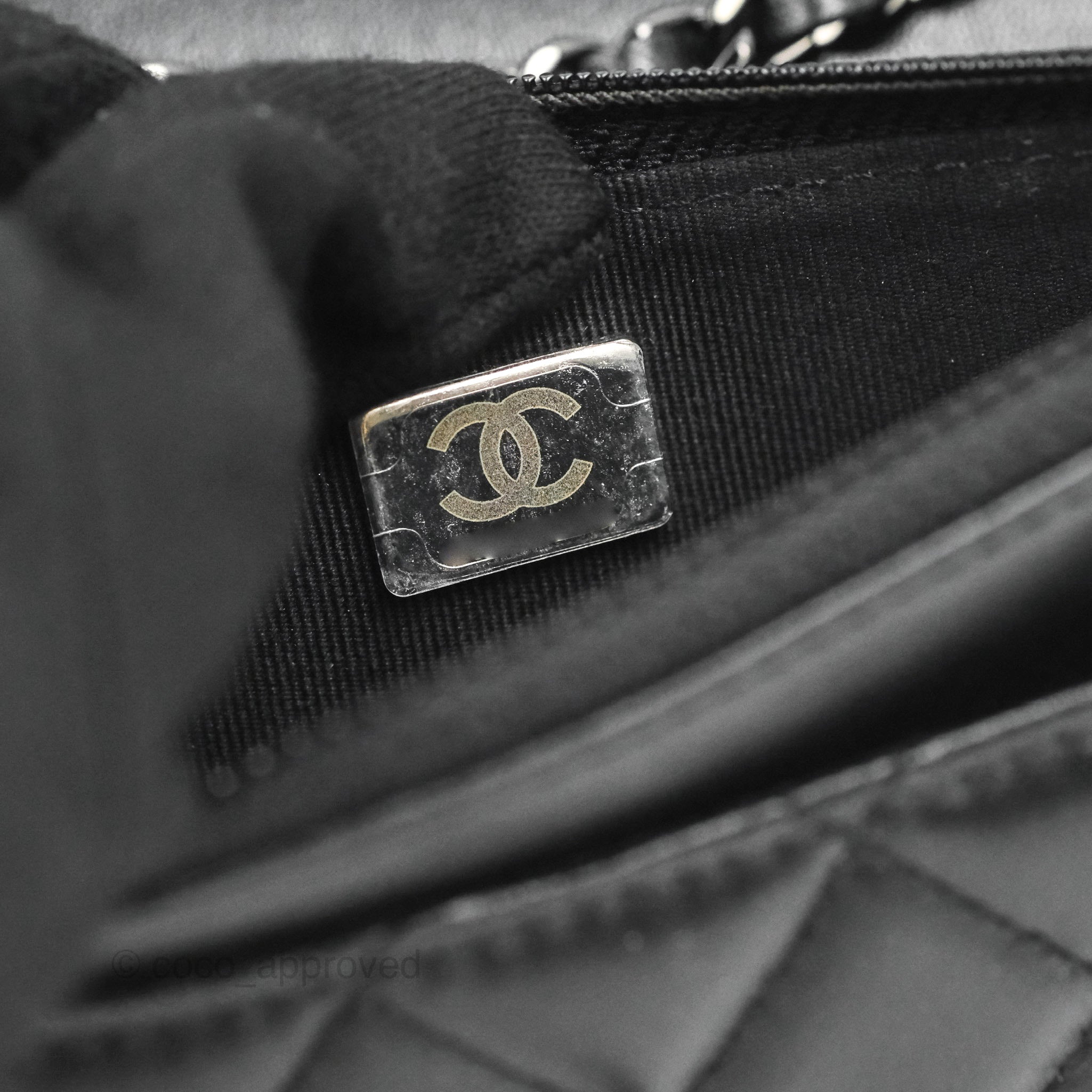Chanel Trendy CC WOC Black Lambskin So Black Hardware – Coco
