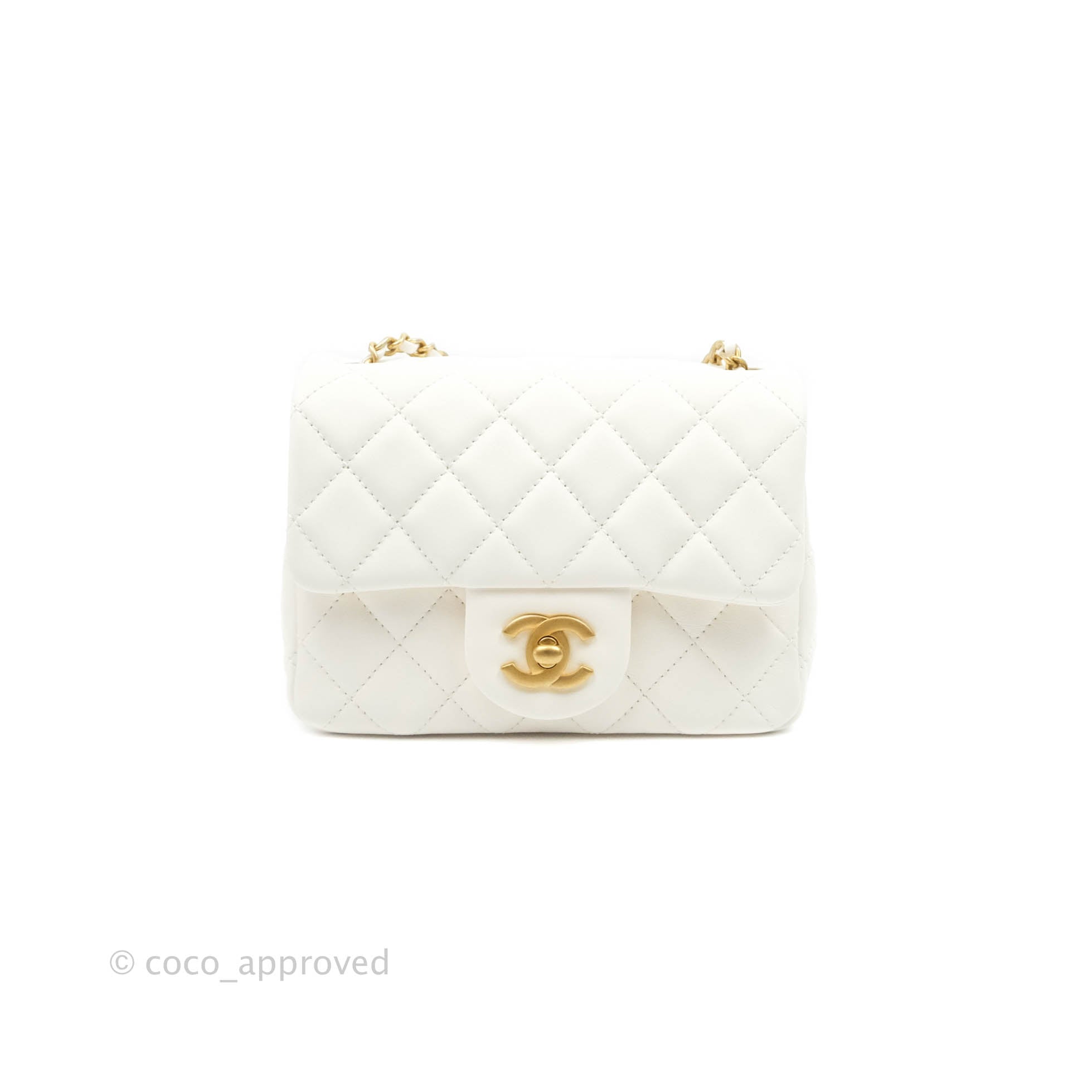 Chanel Light Yellow Quilted Lambskin Pearl Crush Mini Flap Bag Gold Hardware,  2020 Available For Immediate Sale At Sotheby's