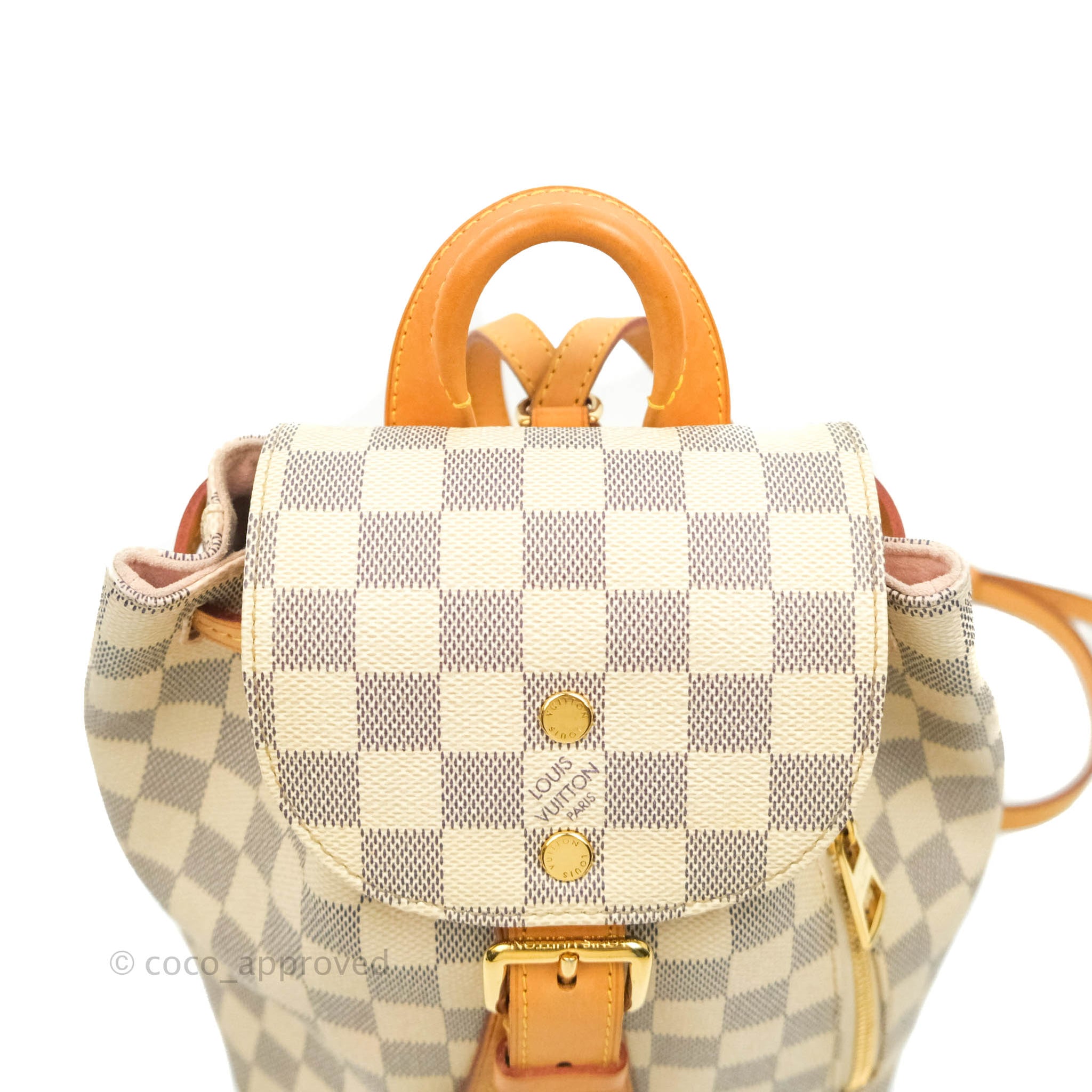 louis vuitton bb sperone backpack Louis Vuitton Sperone BB Backpack Damier Azur – Coco Approved Studio