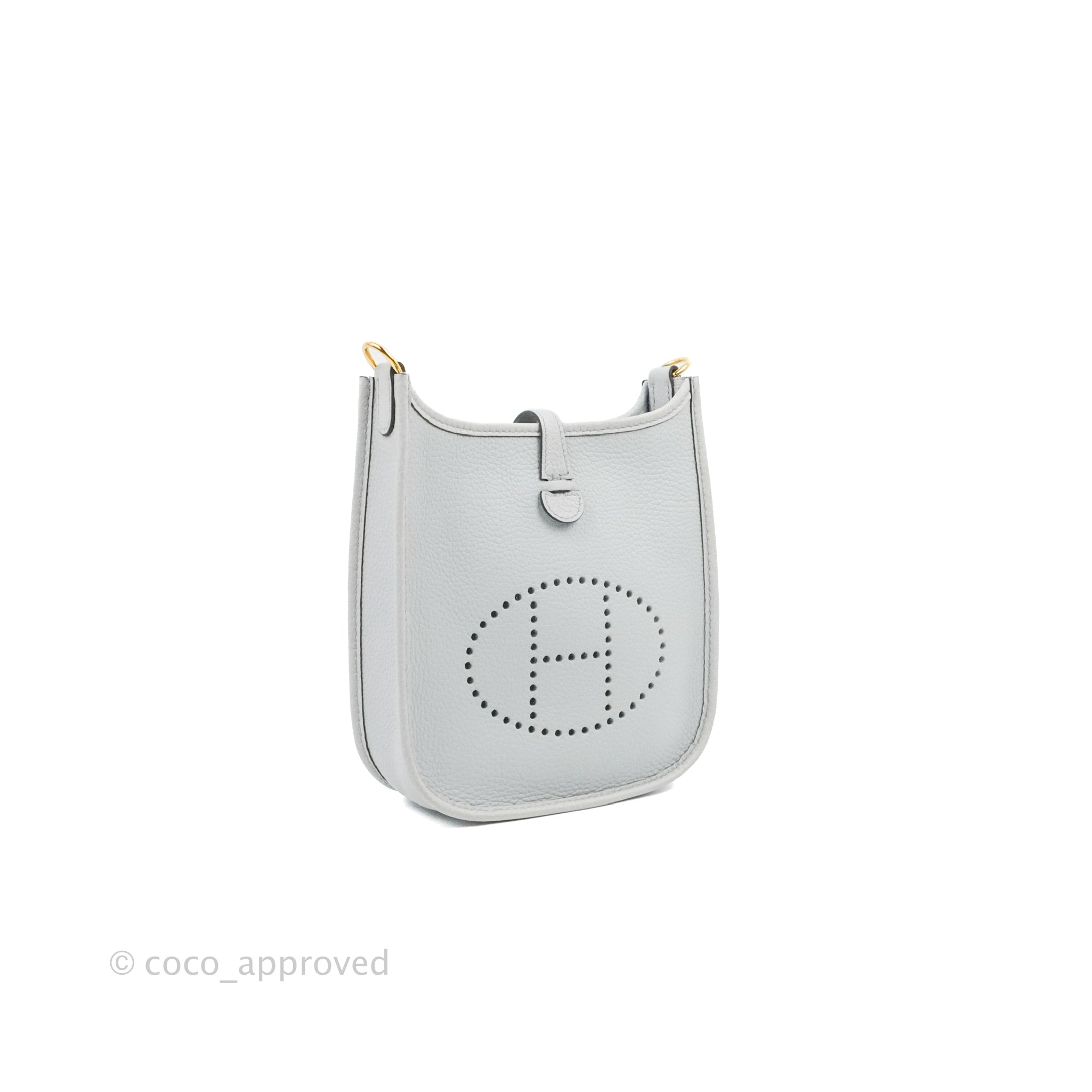 Hermes Mini Evelyne 16 Gris Meyer With Gold Plated Hardware, B Stamp 2 –  Found Fashion