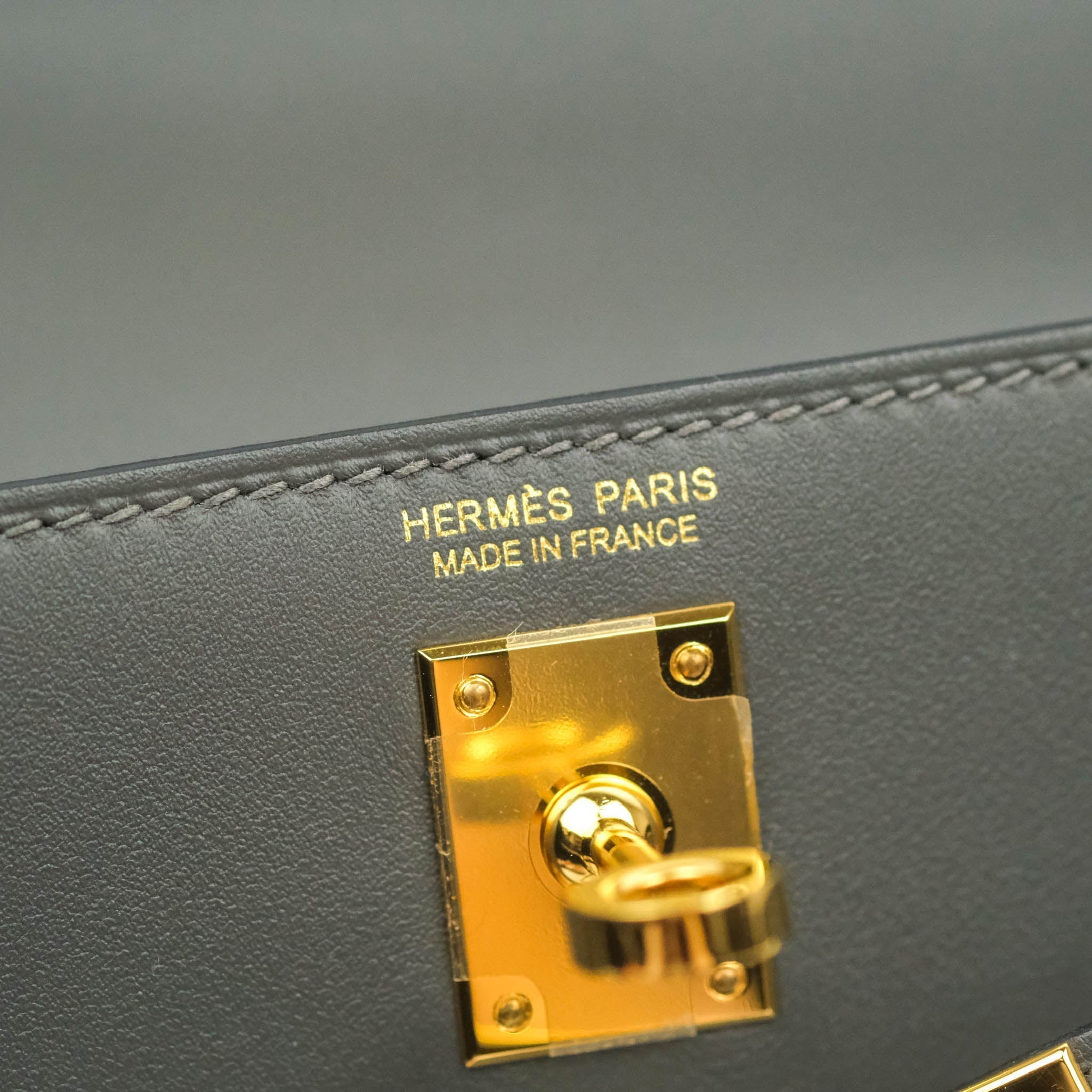 Hermès Kelly Danse II Bag 88 Graphite Swift Gold Hardware