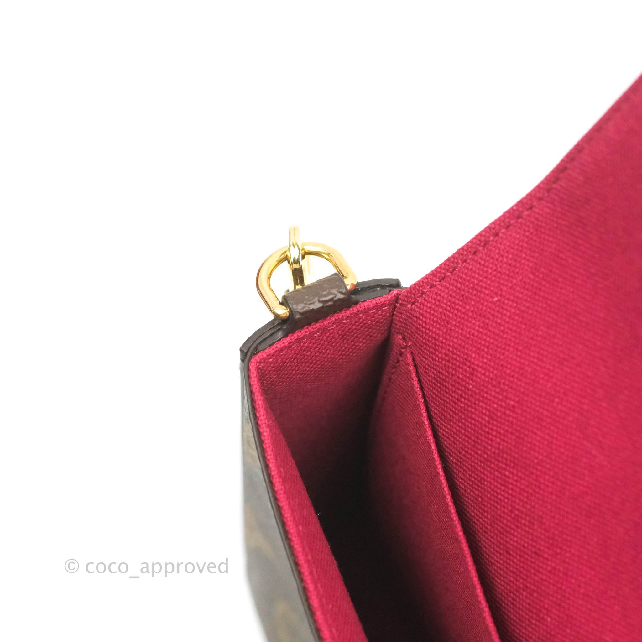 Louis Vuitton Red Monogram Felicie Pochette - Red in 2023