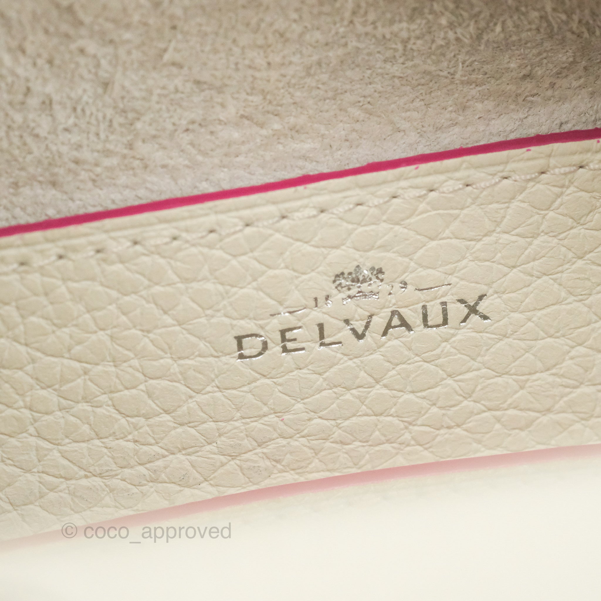 Delvaux - Cool Box Mini, Graffiti Sand & Mauve & Optic White