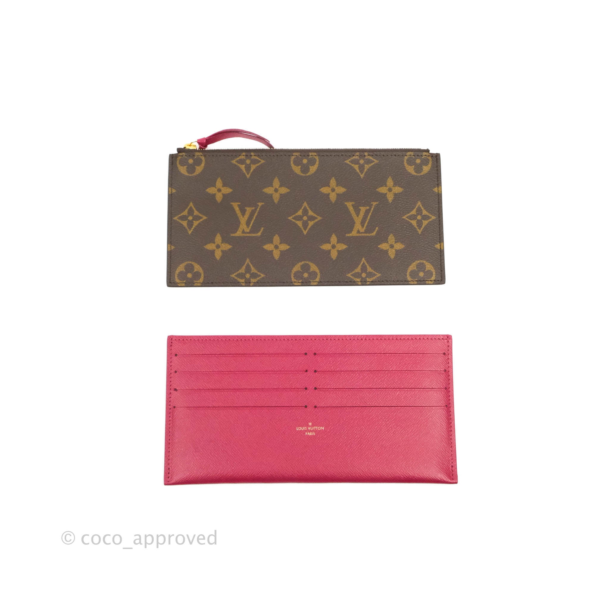 Louis Vuitton Pochette Felicie Fuschia with Inserts Brown Monogram Can -  MyDesignerly