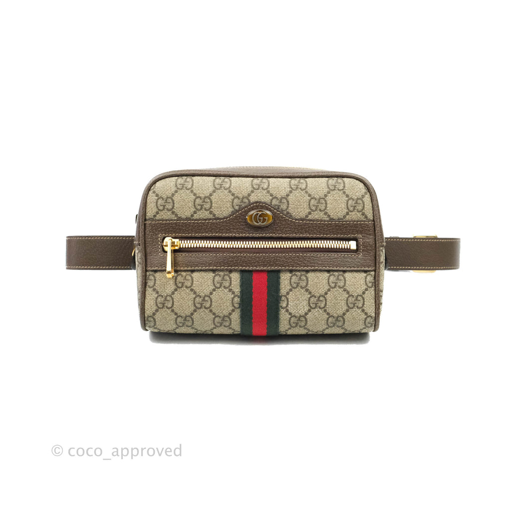 Gucci Ophidia GG Supreme Small Belt Bag Gold Hardware