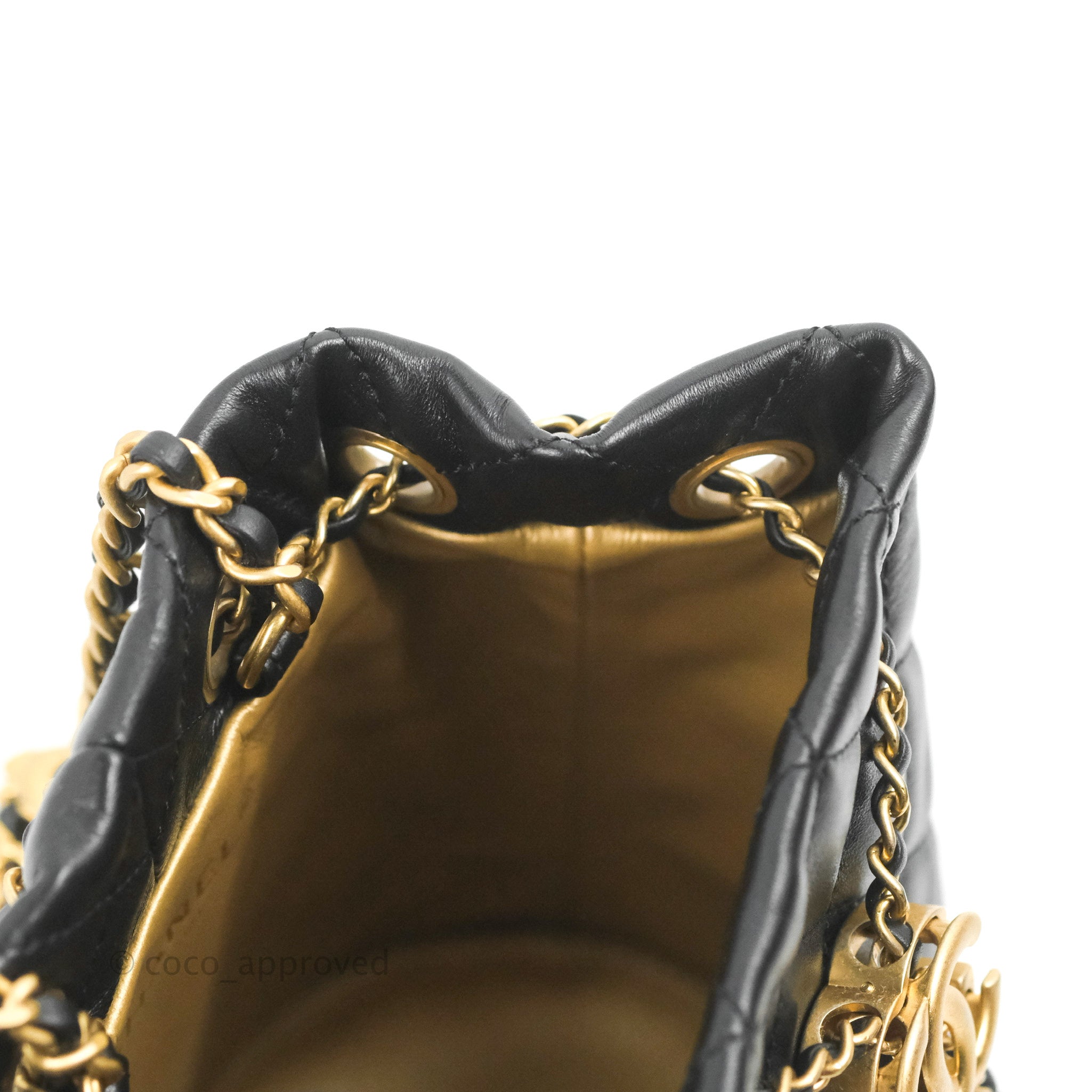 Chanel 2022 Lambskin Bucket Bag
