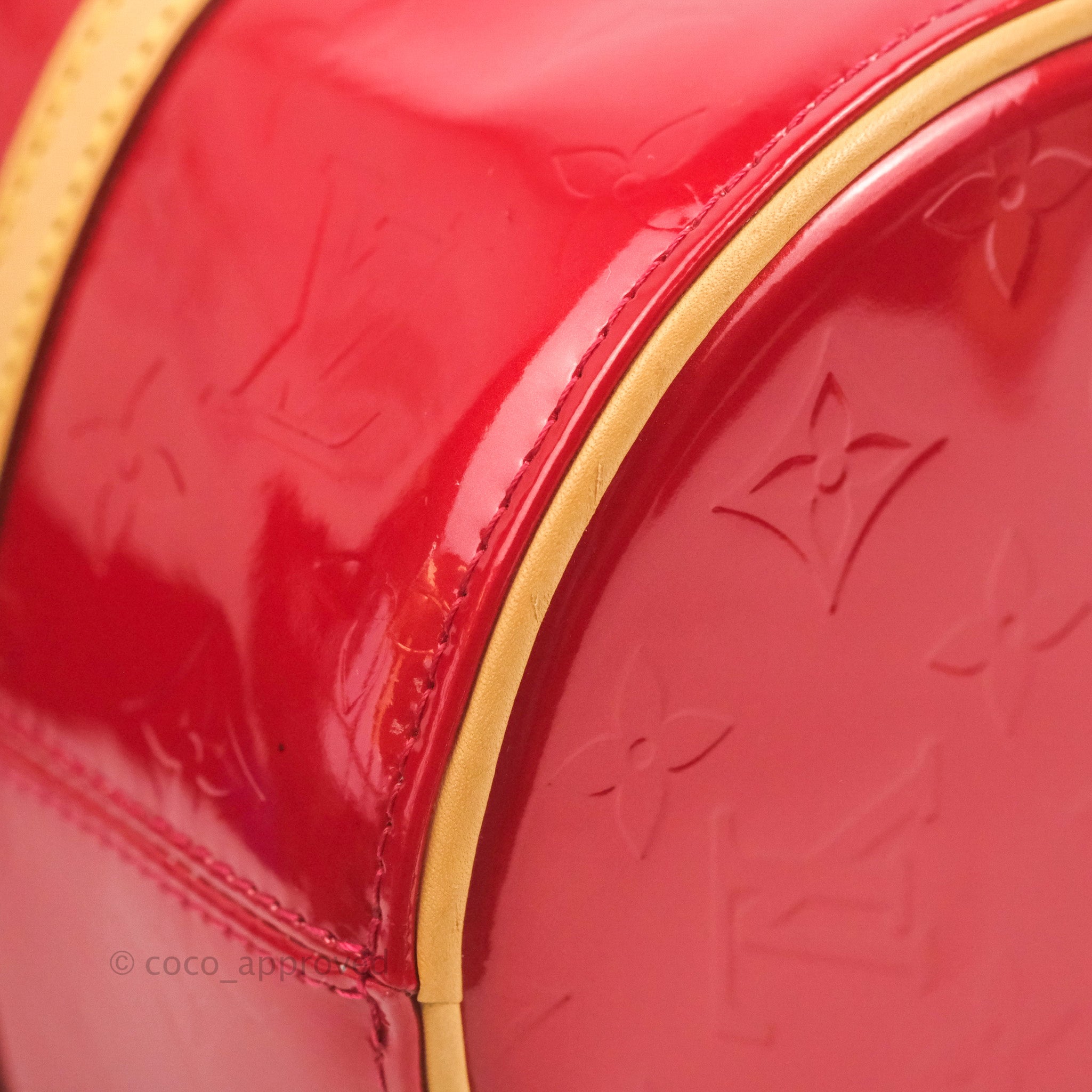 Louis Vuitton Papillon 30 Red Patent Monogram – Coco Approved Studio