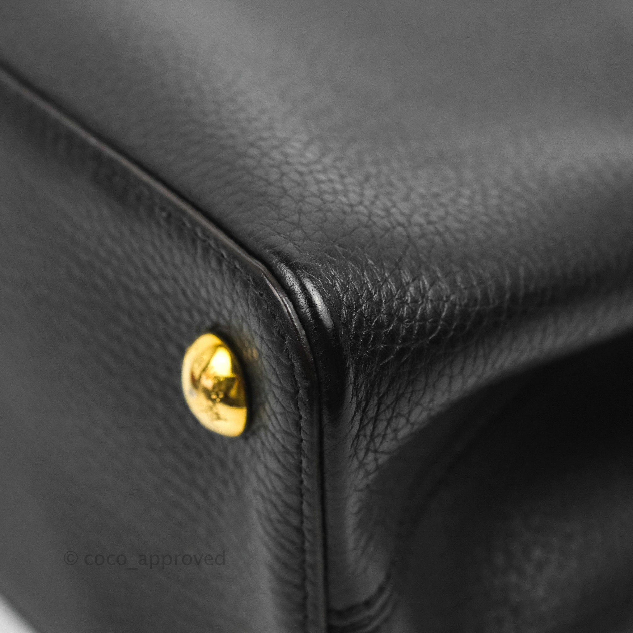 Louis Vuitton Capucines MM, Black Taurillon Leather – Buchroeders Jewelers
