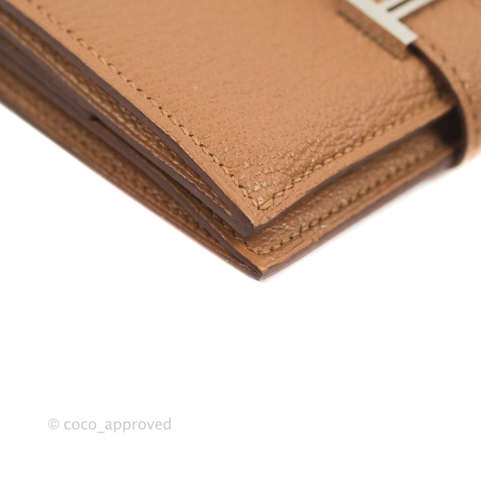 Hermes Bearn Mini Wallet Gold Epsom Gold Hardware in 2023