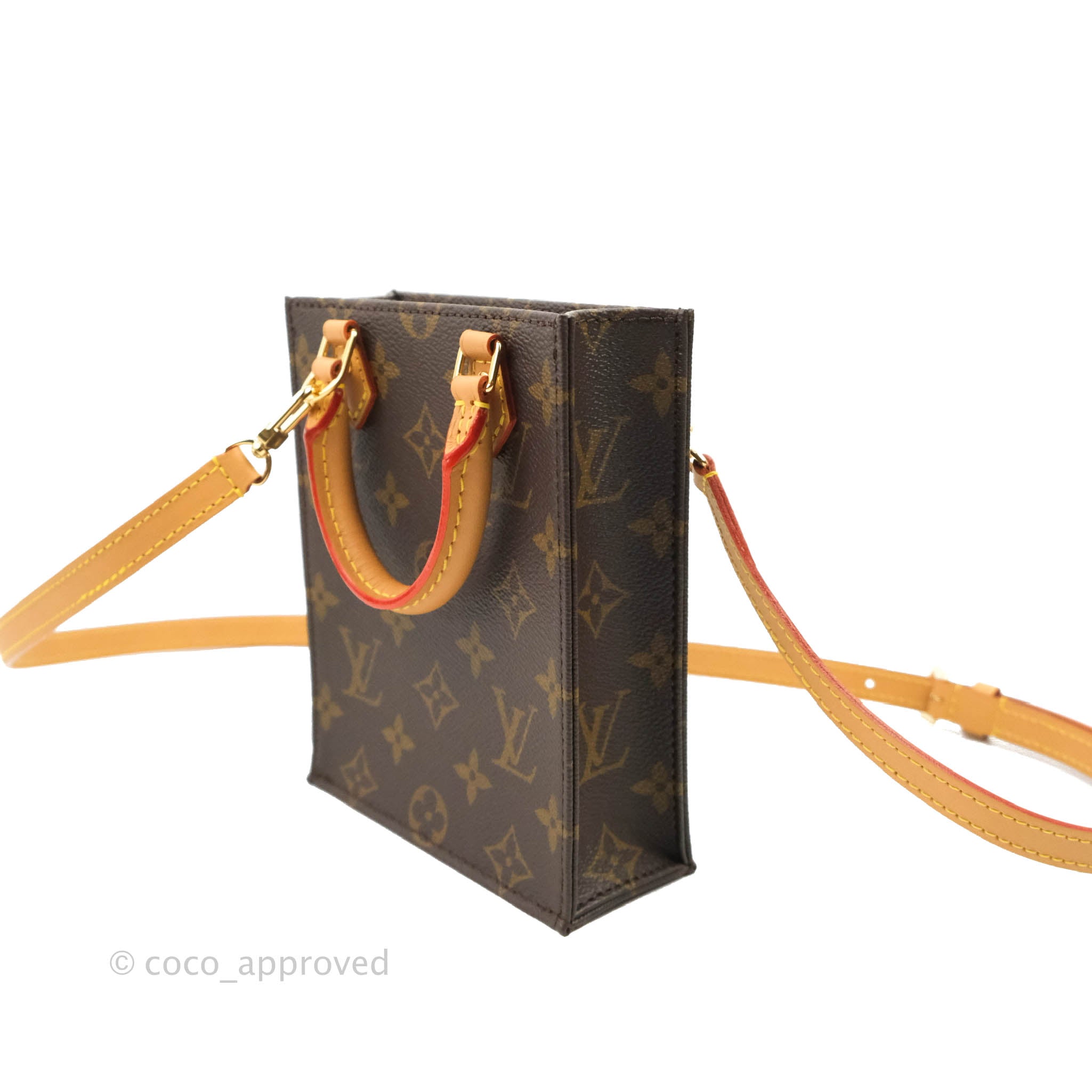 Louis Vuitton Monogram Canvas Petit Sac Plat bag – Coco Approved Studio