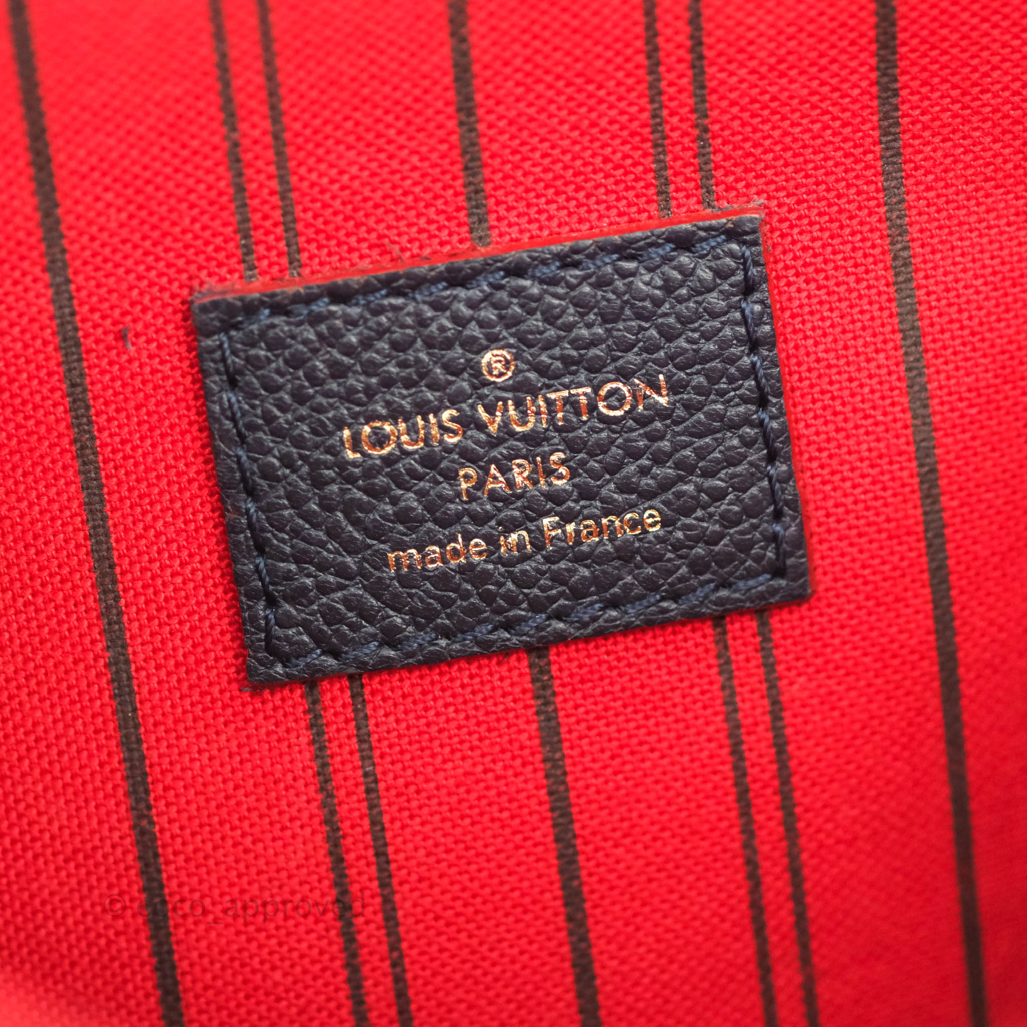 Louis Vuitton Pochette Métis Marine Rouge Monogram Empreinte