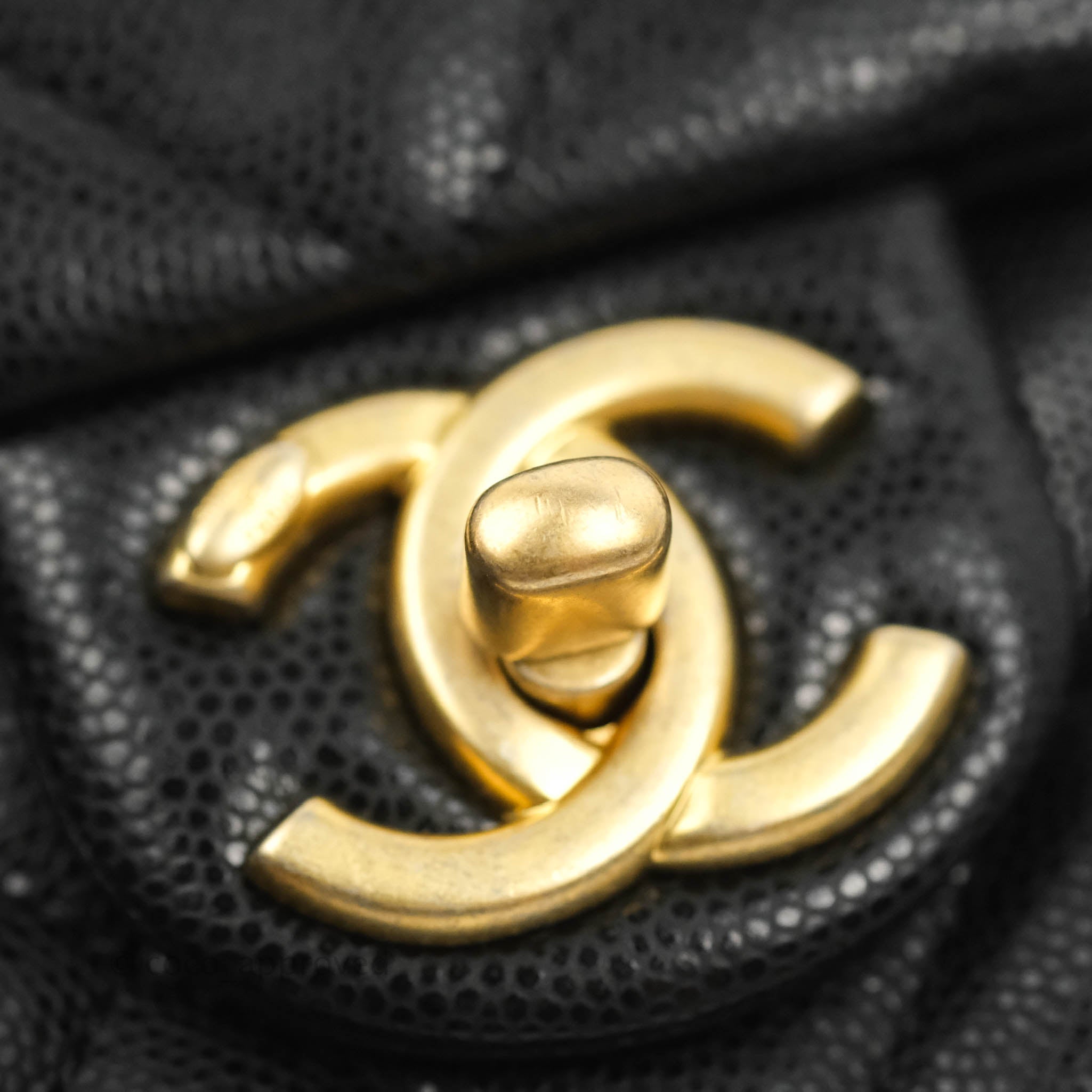 NWT! 🖤23C CHANEL “CC You” Mini Flap🖤 Chain Black Caviar Bag Gold