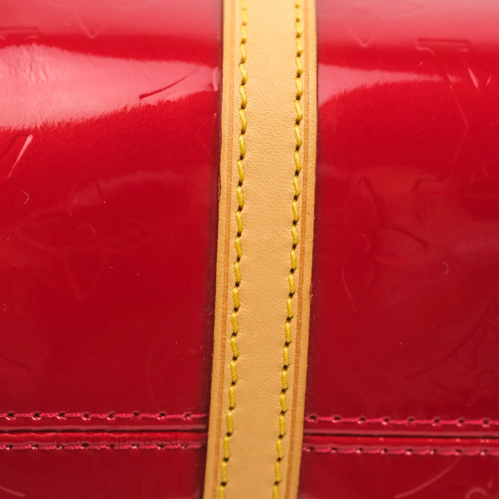 Louis Vuitton Papillon 30 Red Patent Monogram – Coco Approved Studio