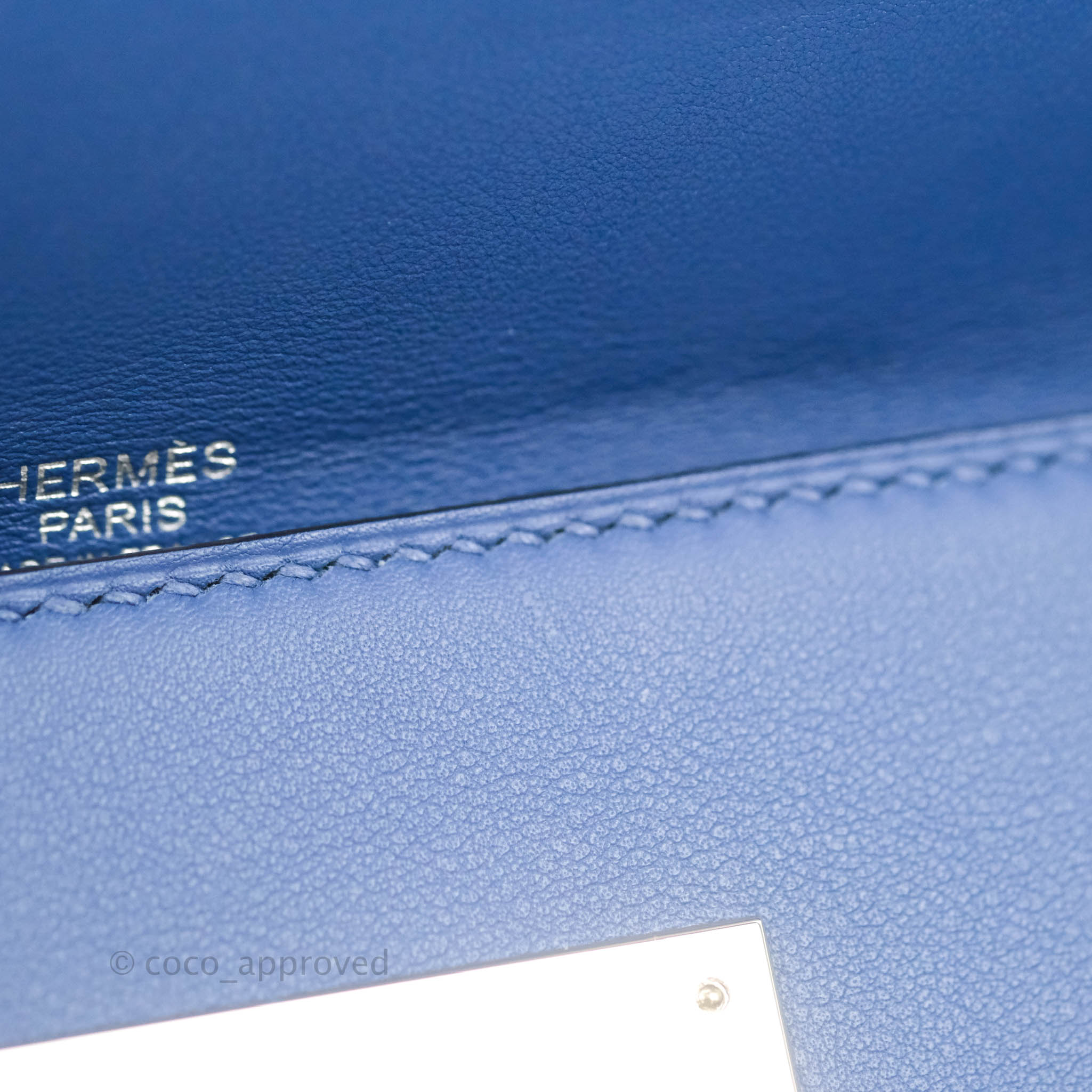 Hermès 24/24 29 Blue Brighton Togo Palladium Hardware – Coco Approved Studio