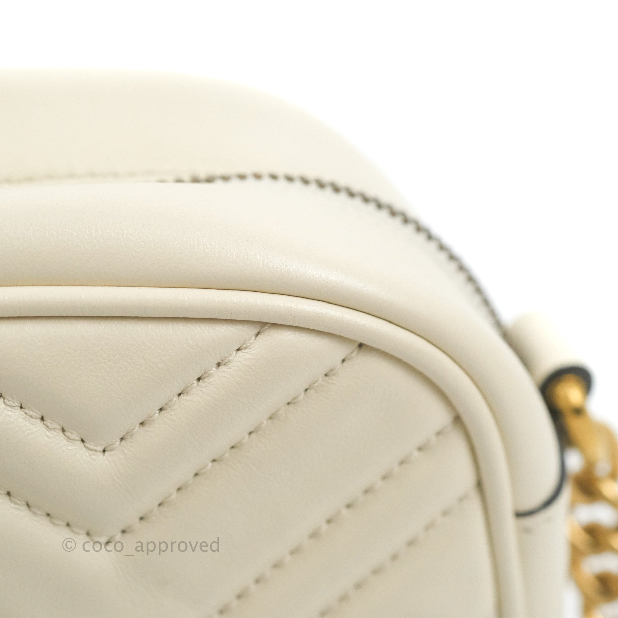 Saint Laurent White Joan Camera Bag