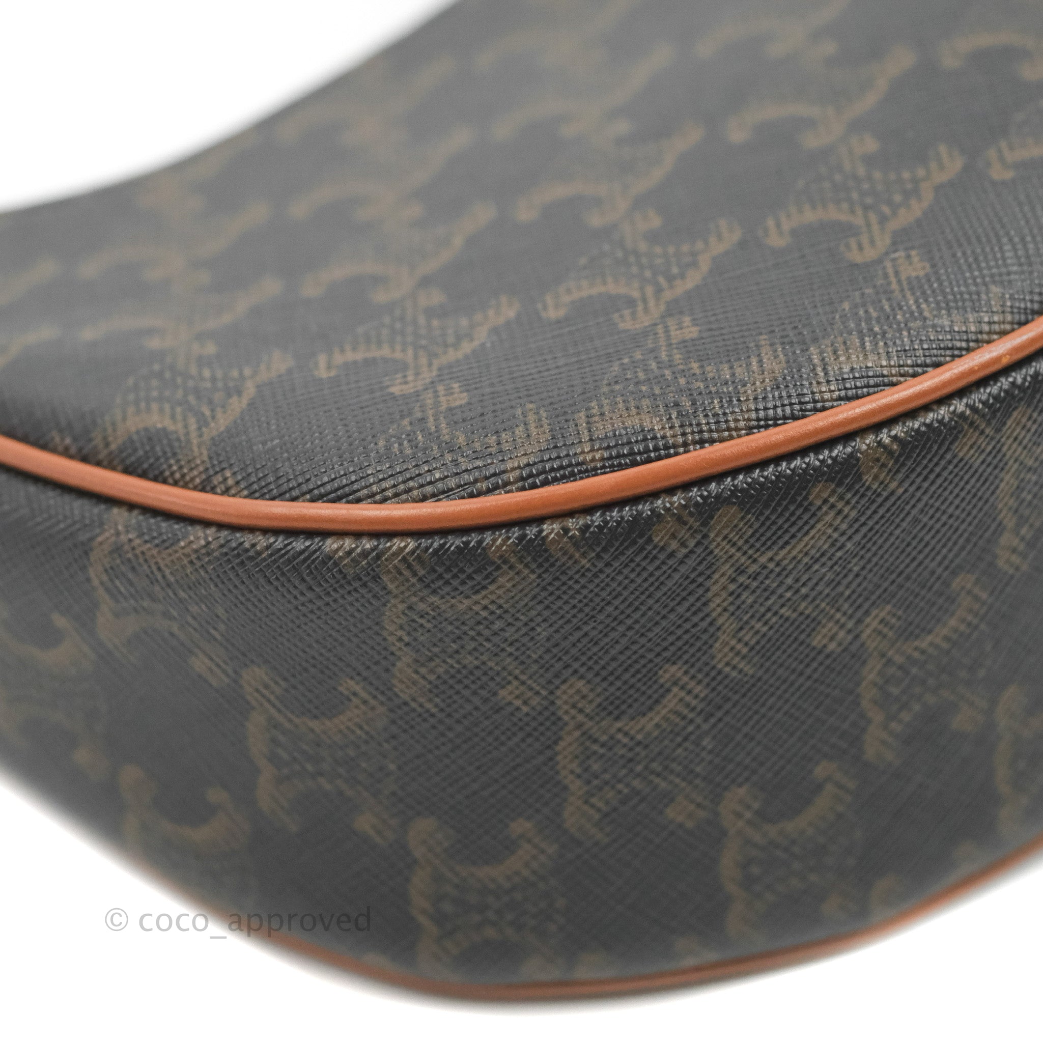AVA BAG IN TRIOMPHE CANVAS AND CALFSKIN - GREGE