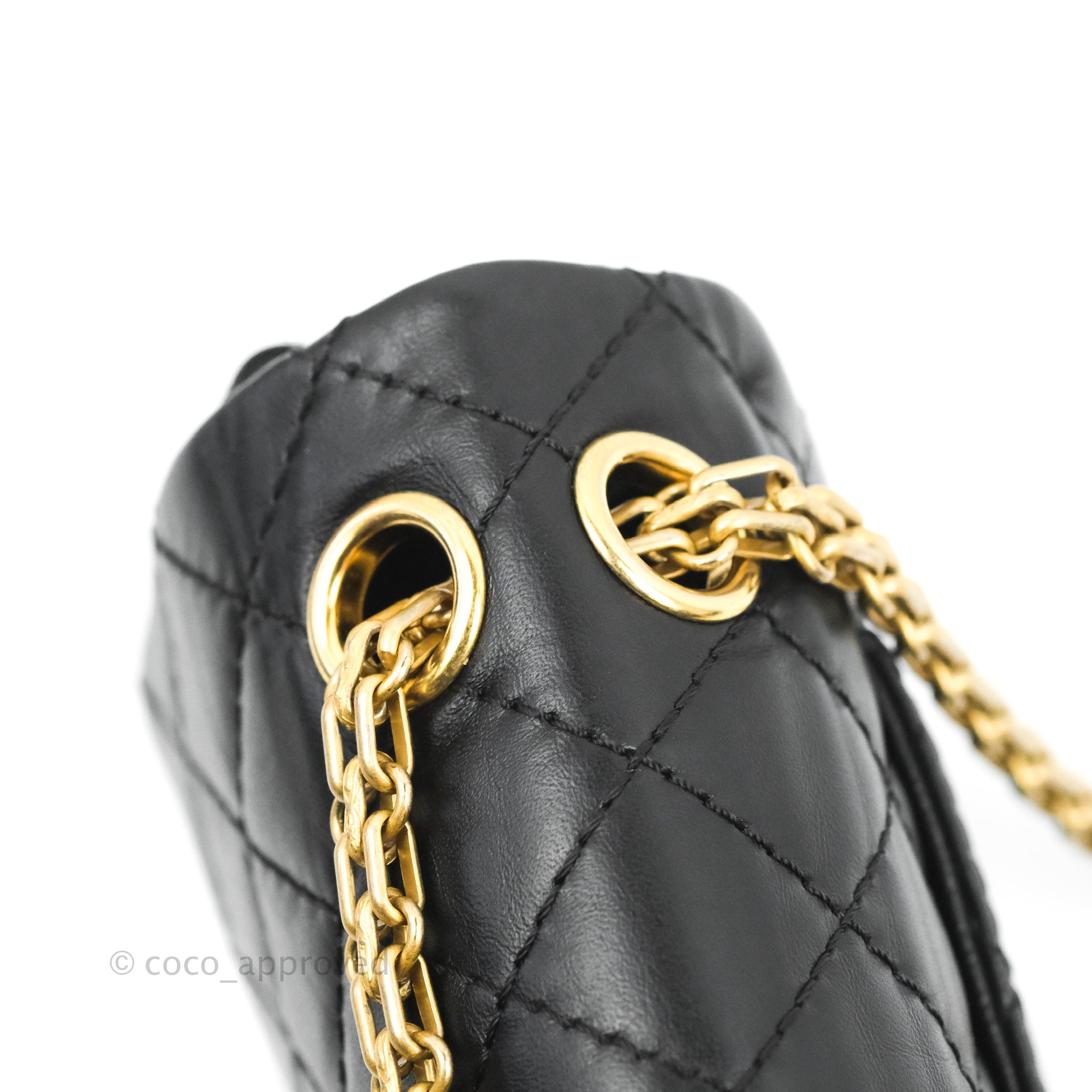 Chanel Mini Reissue 224 Metallic Calfskin Rose Gold – Coco Approved Studio