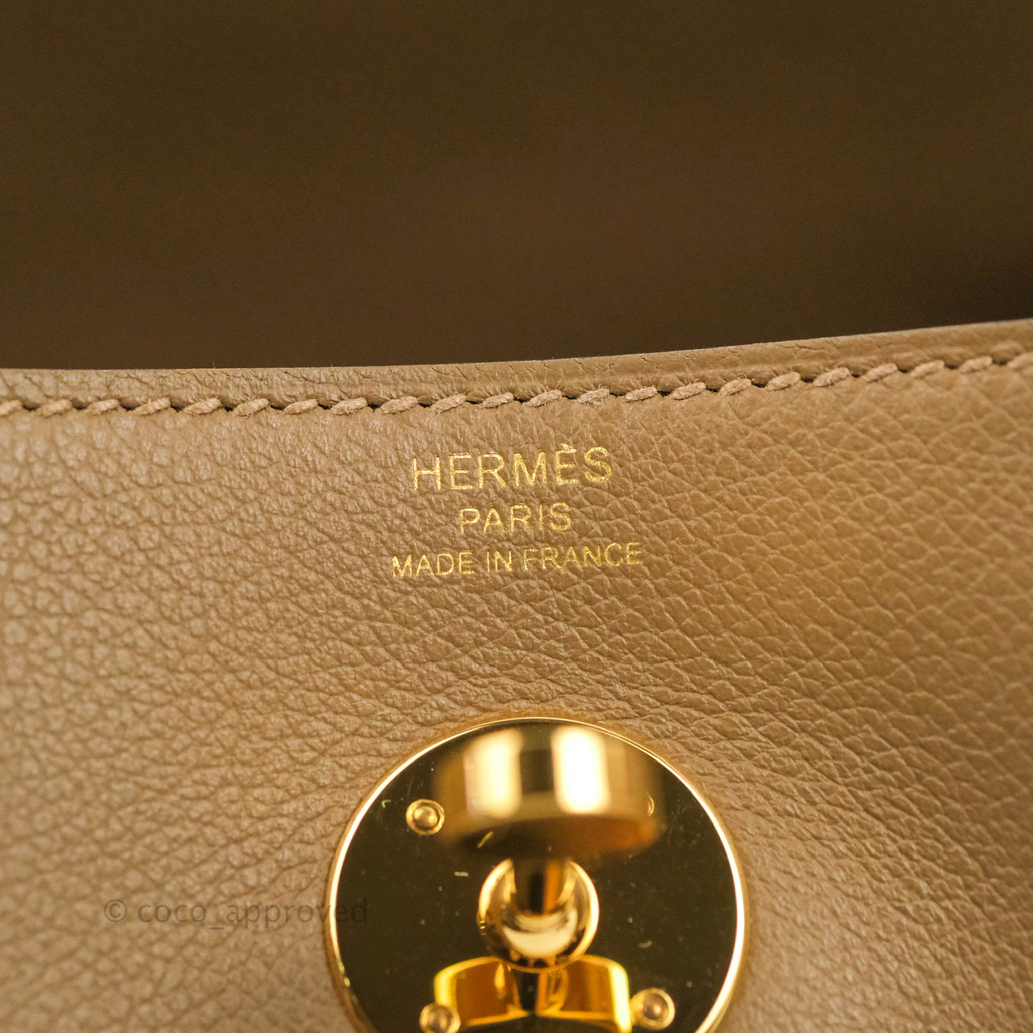 Hermès Mini Lindy Gold with Twilly